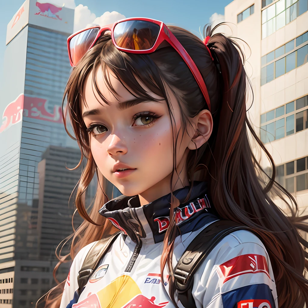 a girl with red bull suite --auto --s2