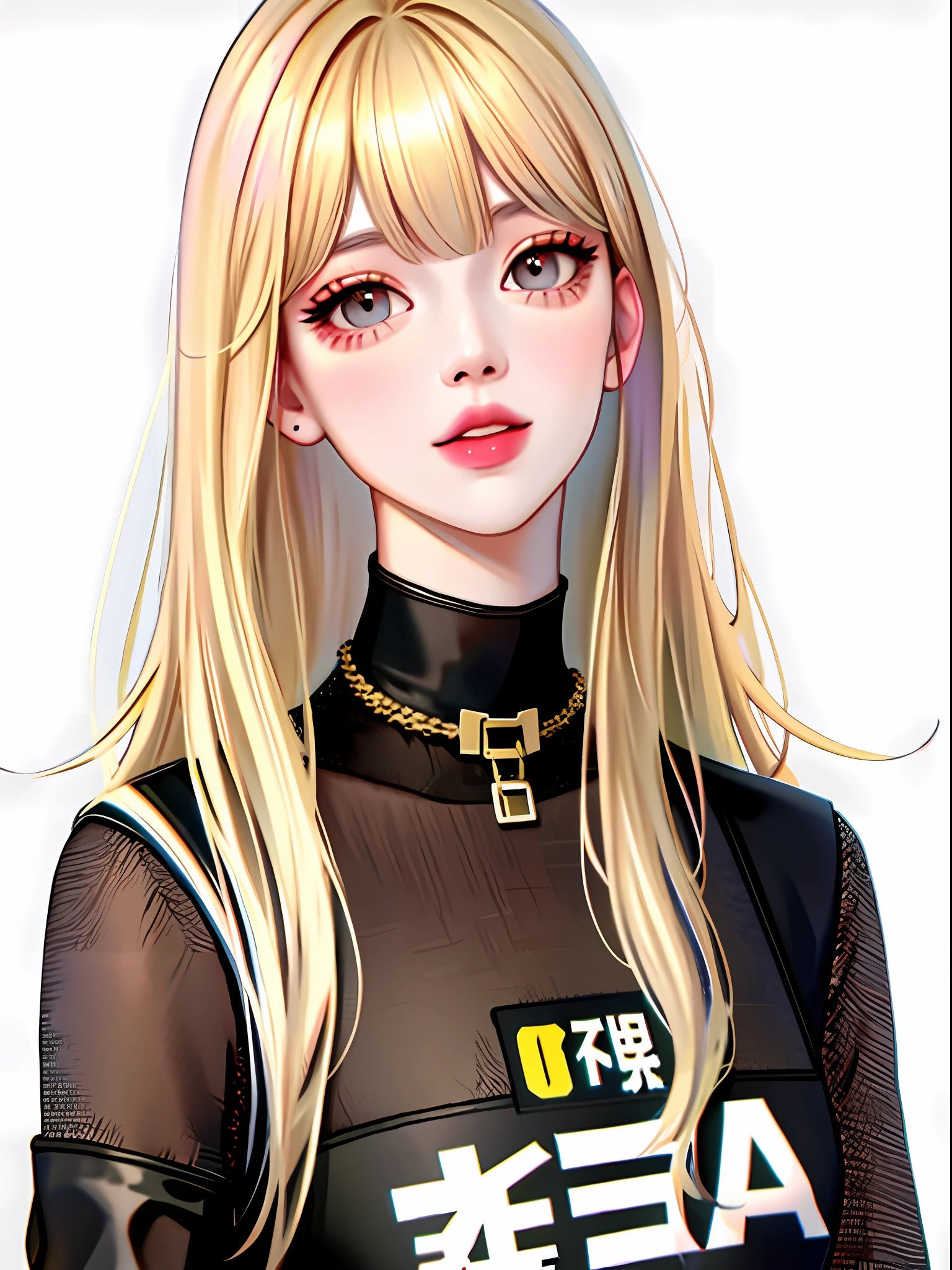 blackpink lisa, blonde hair, bangs
