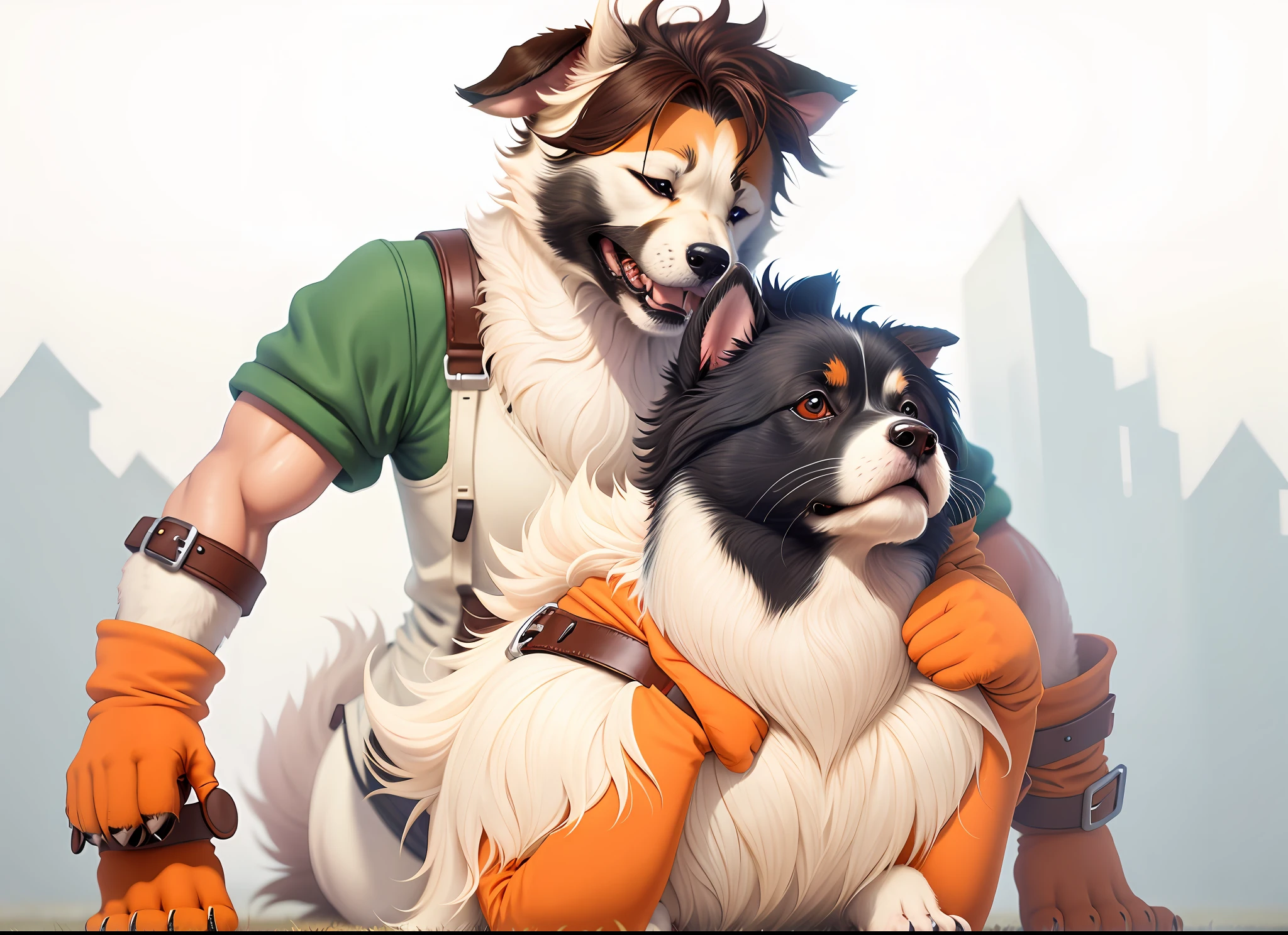 furry dog