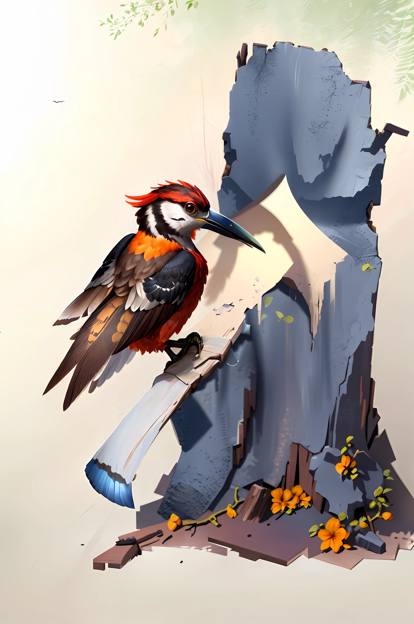 Super HD, the most artistic, HD detail depiction, lifelike, two paws of a bird, muscles and texture of claws, claws grasping branches