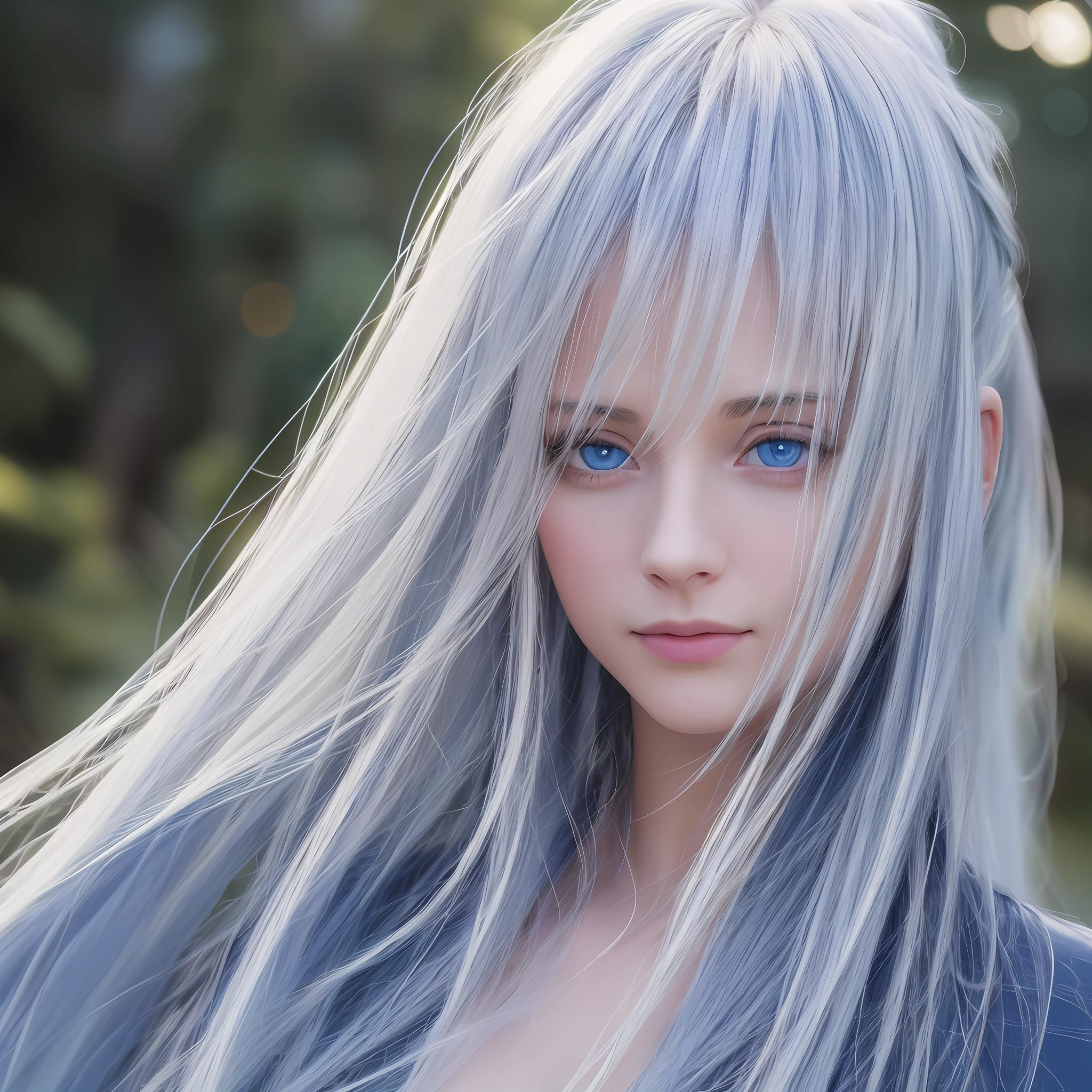 best quality, masterpiece, high_res, 1girl, Beautiful face, (blue eyes), (white hair), (photo realistic:1.3), rim lighting, (high detailed skin:1.2), 8k uhd, dslr, high quality, high resolution, 4k, 8k, Bokeh, absurdres, ponytail, best ratio four finger and one thumb, (realistic:1.2),