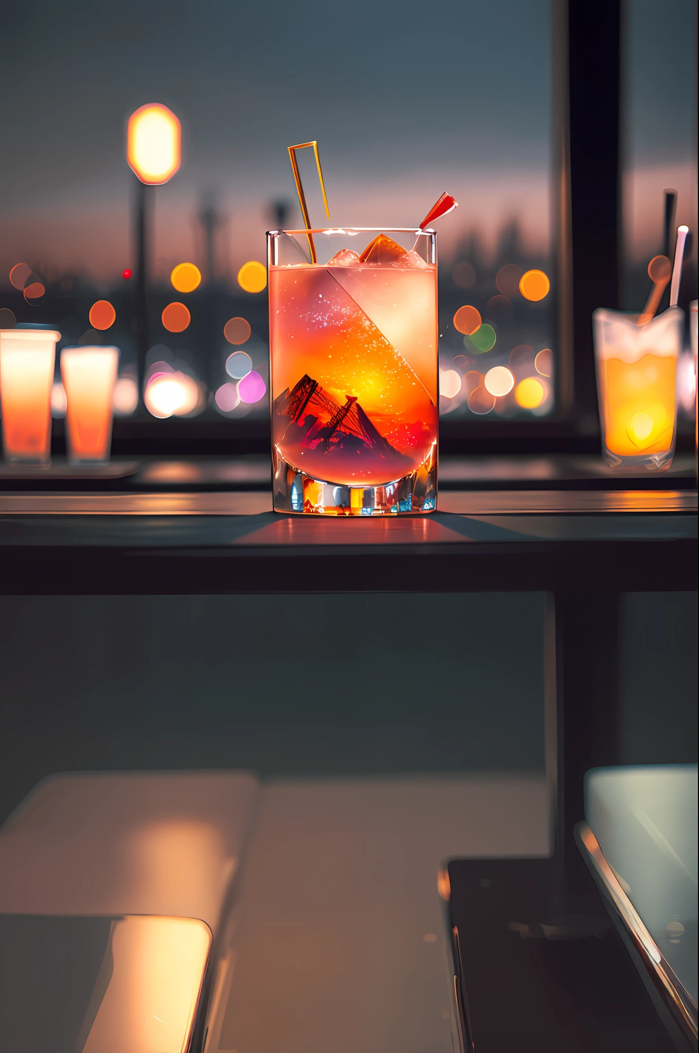 cocktailworld,  scenery, landscape,  street, depth of field , ((blurry background)),
masterpiece, best quality, ultra detail,