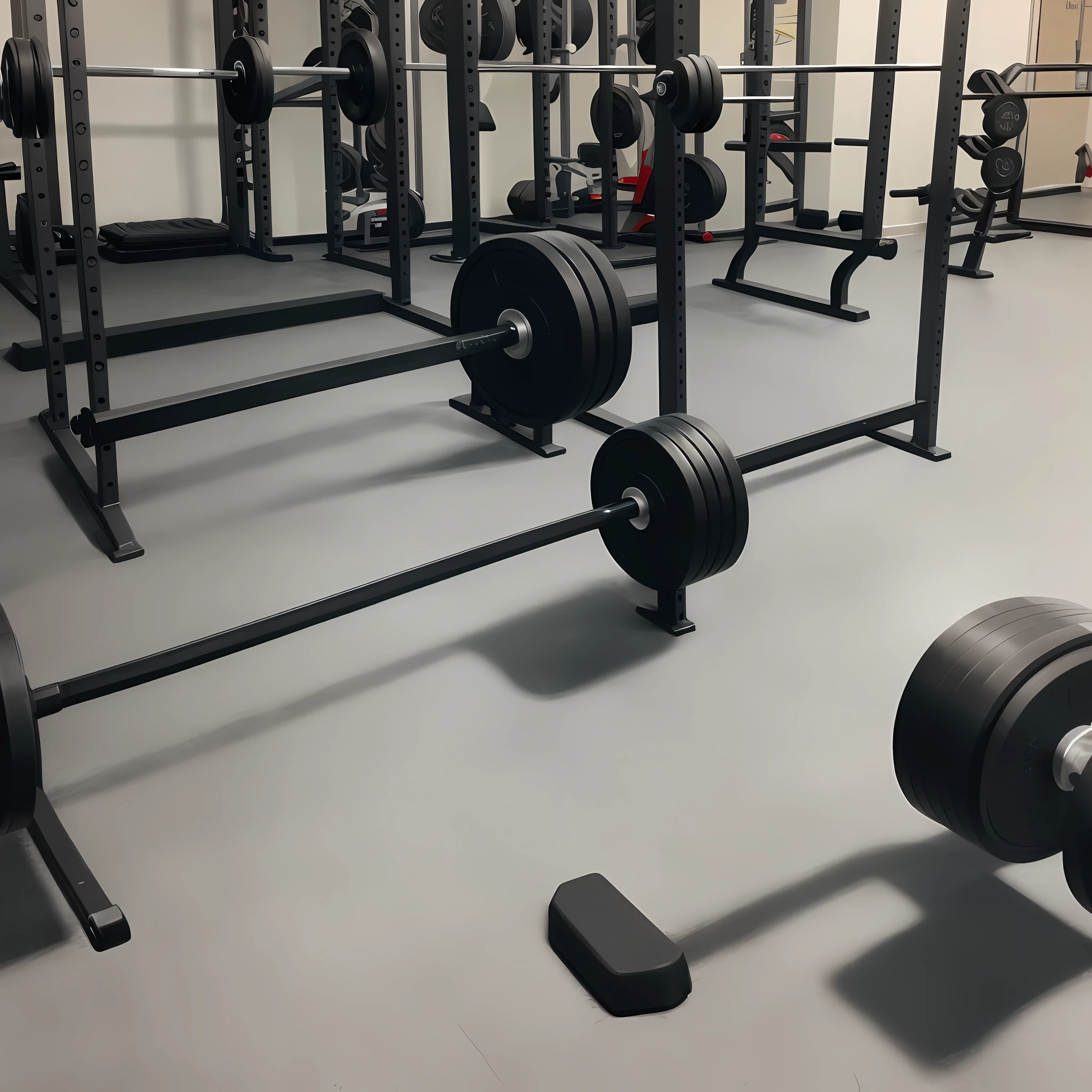 empty, dumbels, benchpress, anilhas, gym,