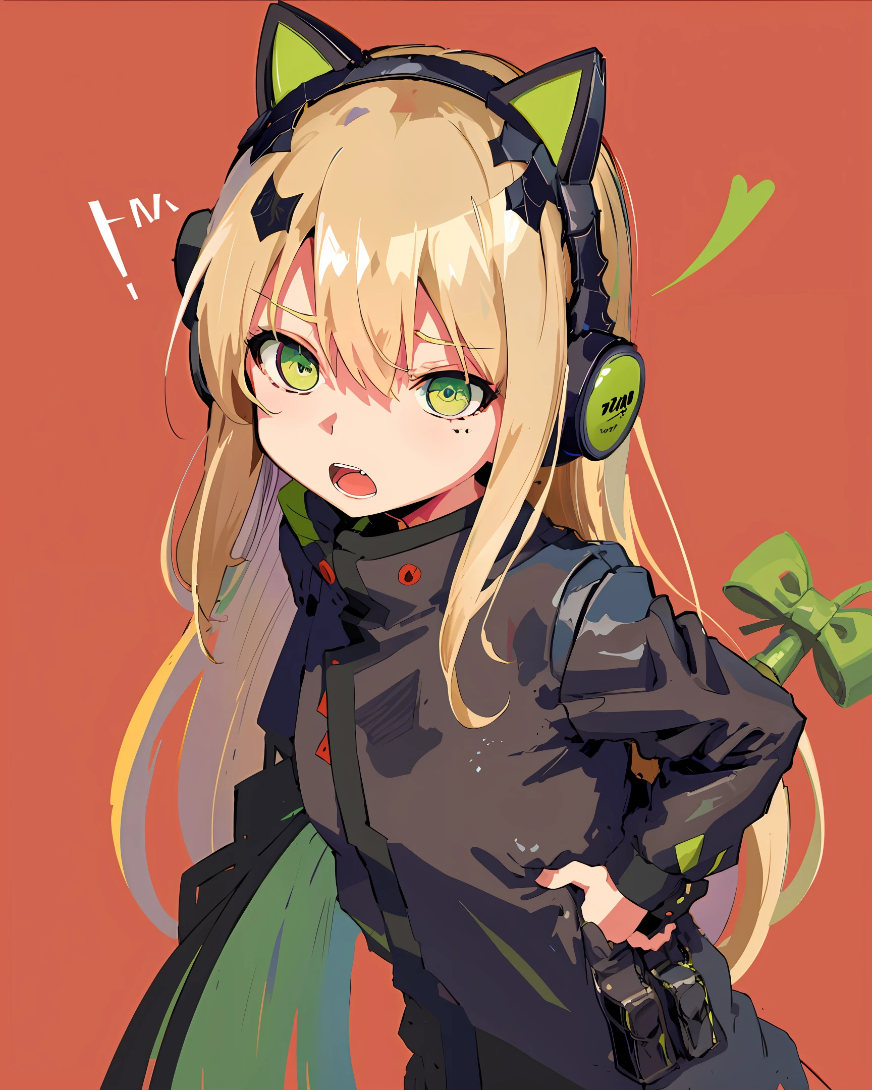 Vector, simple art, kiwi has cute and shock face