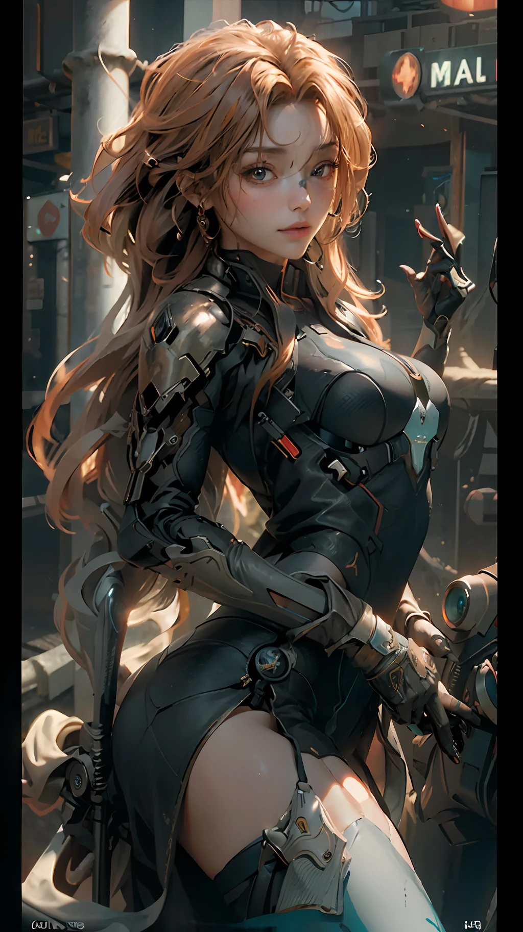 ((Best quality)), ((masterpiece)), (detailed:1.4), 3D, an image of a beautiful cyberpunk female,HDR (High Dynamic Range),Ray Tracing,NVIDIA RTX,Super-Resolution,Unreal 5,Subsurface scattering,PBR Texturing,Post-processing,Anisotropic Filtering,Depth-of-field,Maximum clarity and sharpness,Multi-layered textures,Albedo and Specular maps,Surface shading,Accurate simulation of light-material interaction,Perfect proportions,Octane Render,Two-tone lighting,Wide aperture,Low ISO,White balance,Rule of thirds,8K RAW,Masterpiece, best quality, (8k very detailed CG unit wallpaper) (best quality), (best illustration), (best shading) a golden sea wave, bright orange aol sunset through the wave, golden water drops flying, (:1. 6),