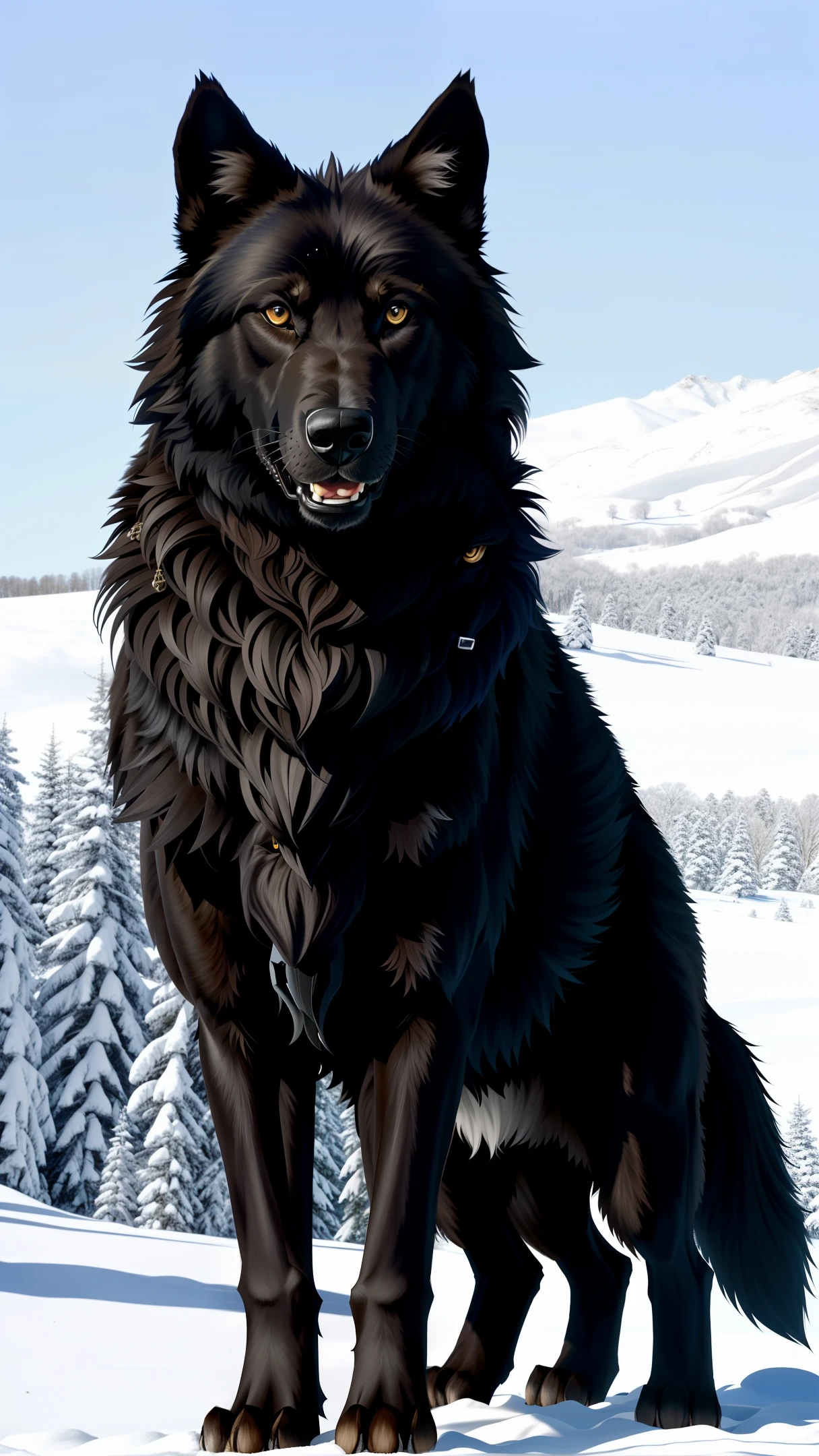 Black Giant Wolf