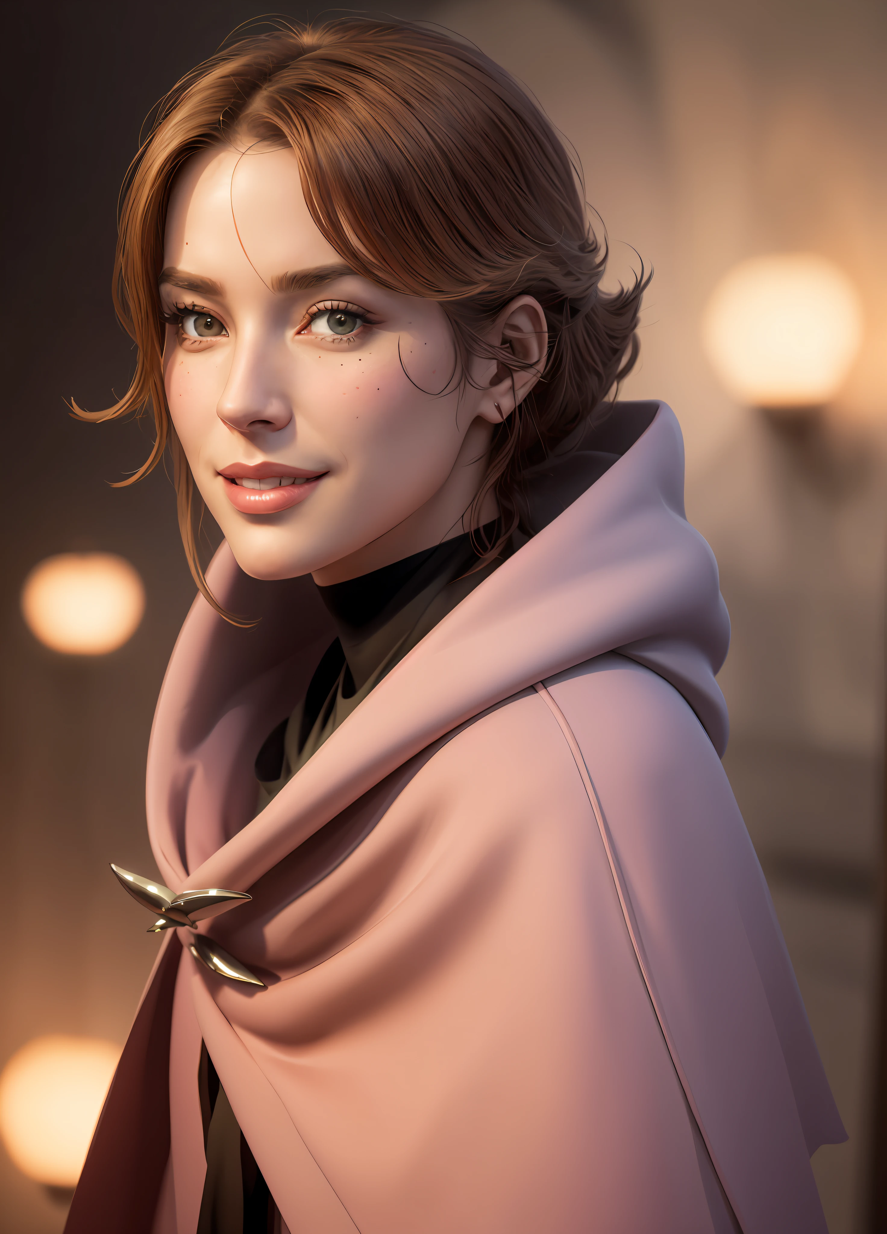 syphabelnades, hood, cape,, (masterpiece, best quality:1.4), (modern days), (cowboy shot), 1girl, solo, pov, sfw, stunning girlfriend, (standing:1.1), dynamic pose, heart shaped face, elegant face, beautiful face, highly detailed face, highly detailed skin, skin pores, subsurface scattering, realistic pupils, medium breast, loving smile, looking at viewer, full face blush, full lips, detailed background, depth of field, atmospheric perspective, volumetric lighting, sharp focus, absurdres, realistic proportions, good anatomy, (realistic, hyperrealistic:1.4), 16k hdr,