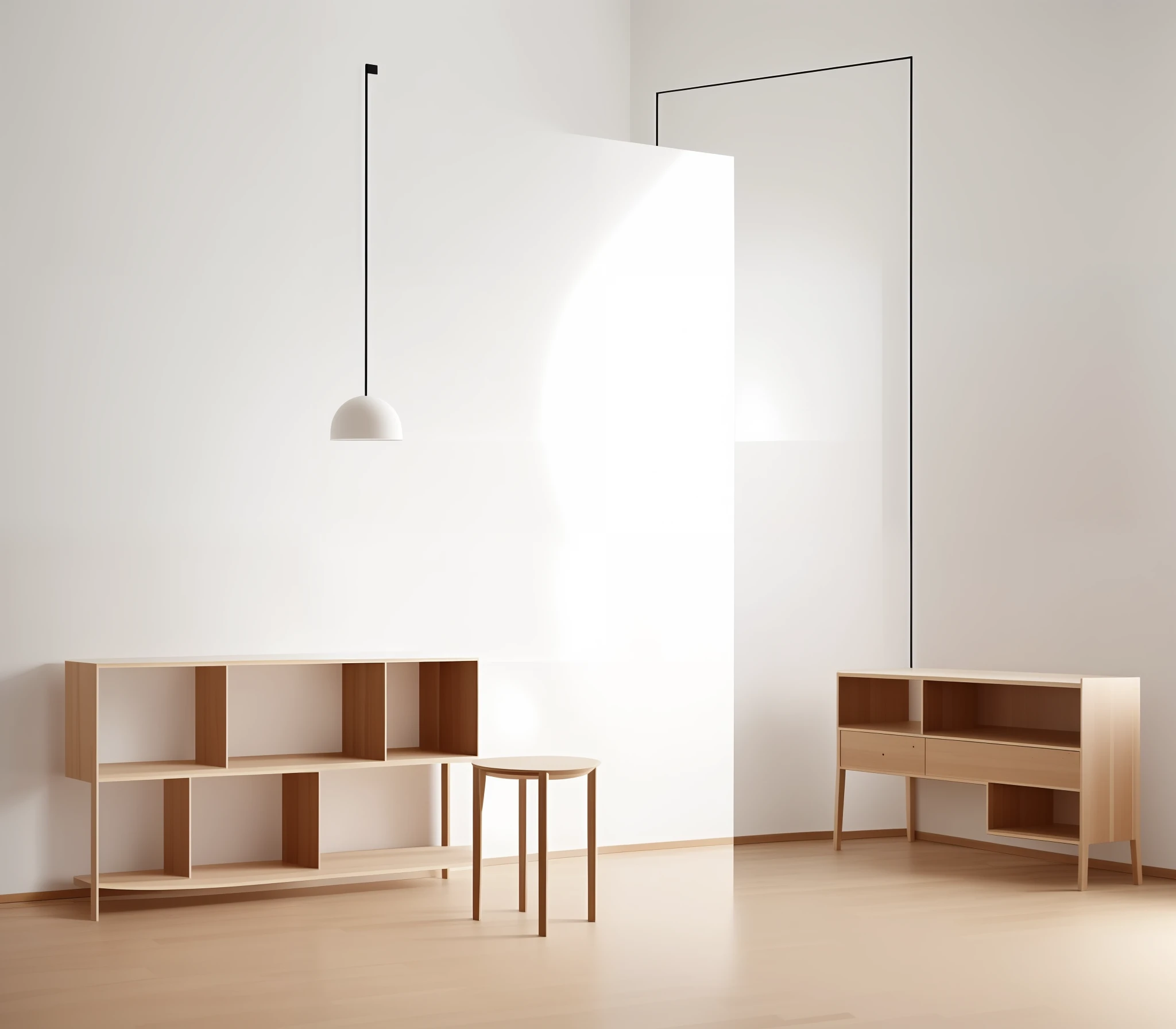 Create images like Wouddesign, Hay, Muuto, Karimokunewstandard, Nendo, inspired unique non-ordinary furnitures, shelves, lightcabinet, clothes hanger made of wood, each images contains 8 designs, must be unique, design that never seen at anywhere, non-ordinaly, unusual designs, best unique designs