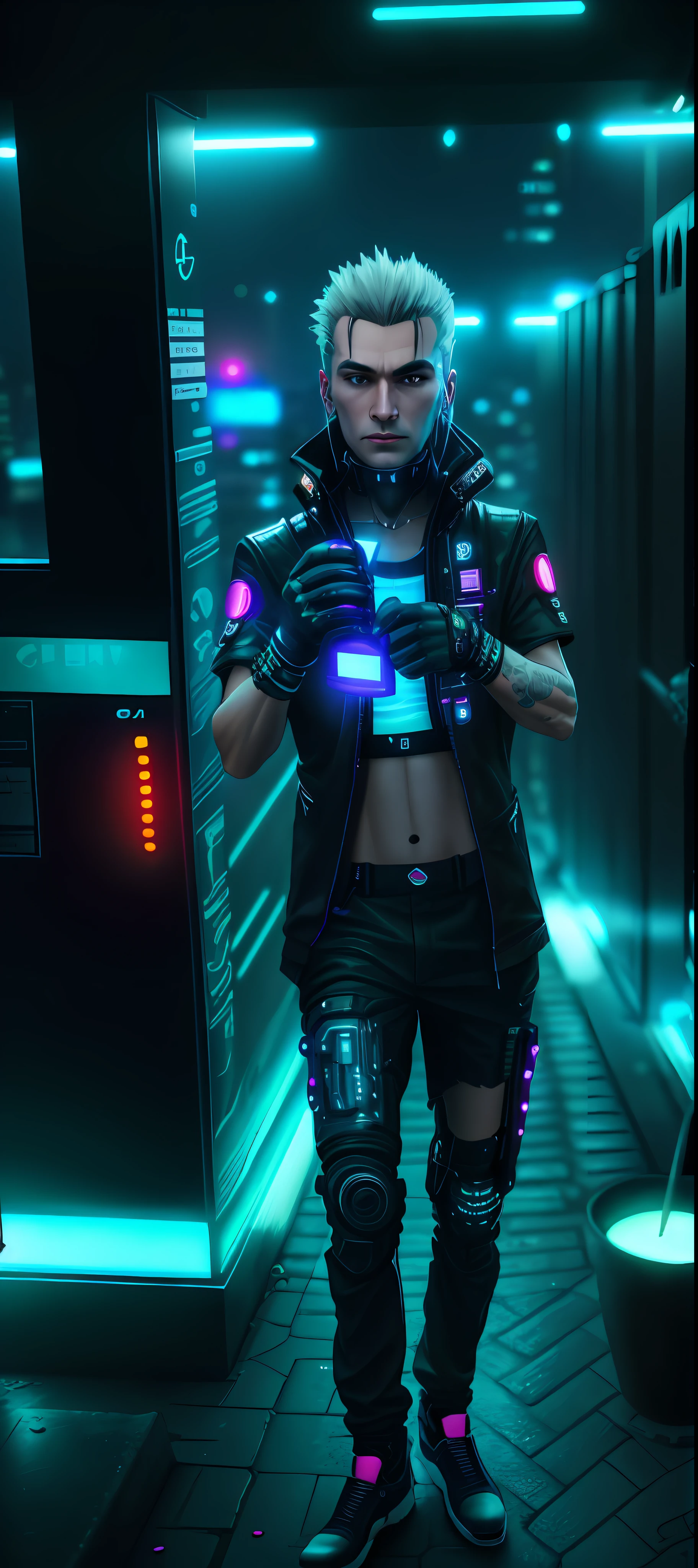 cyberpunk,city,night