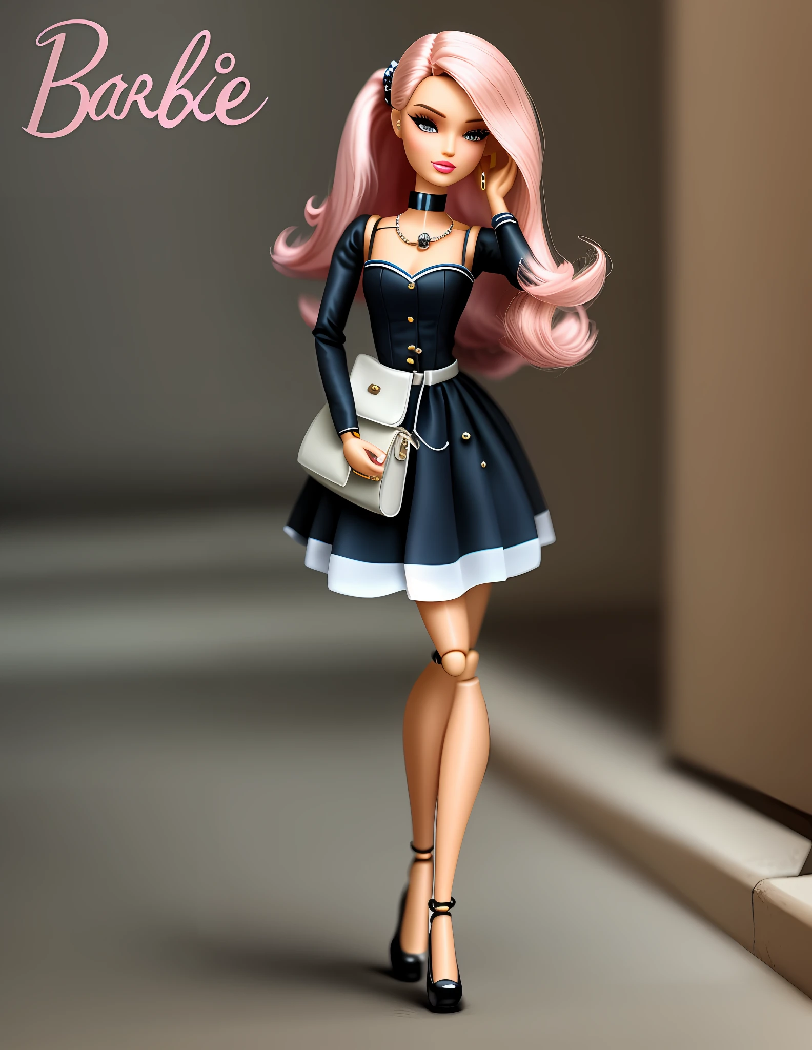 Barbie doll, stylish