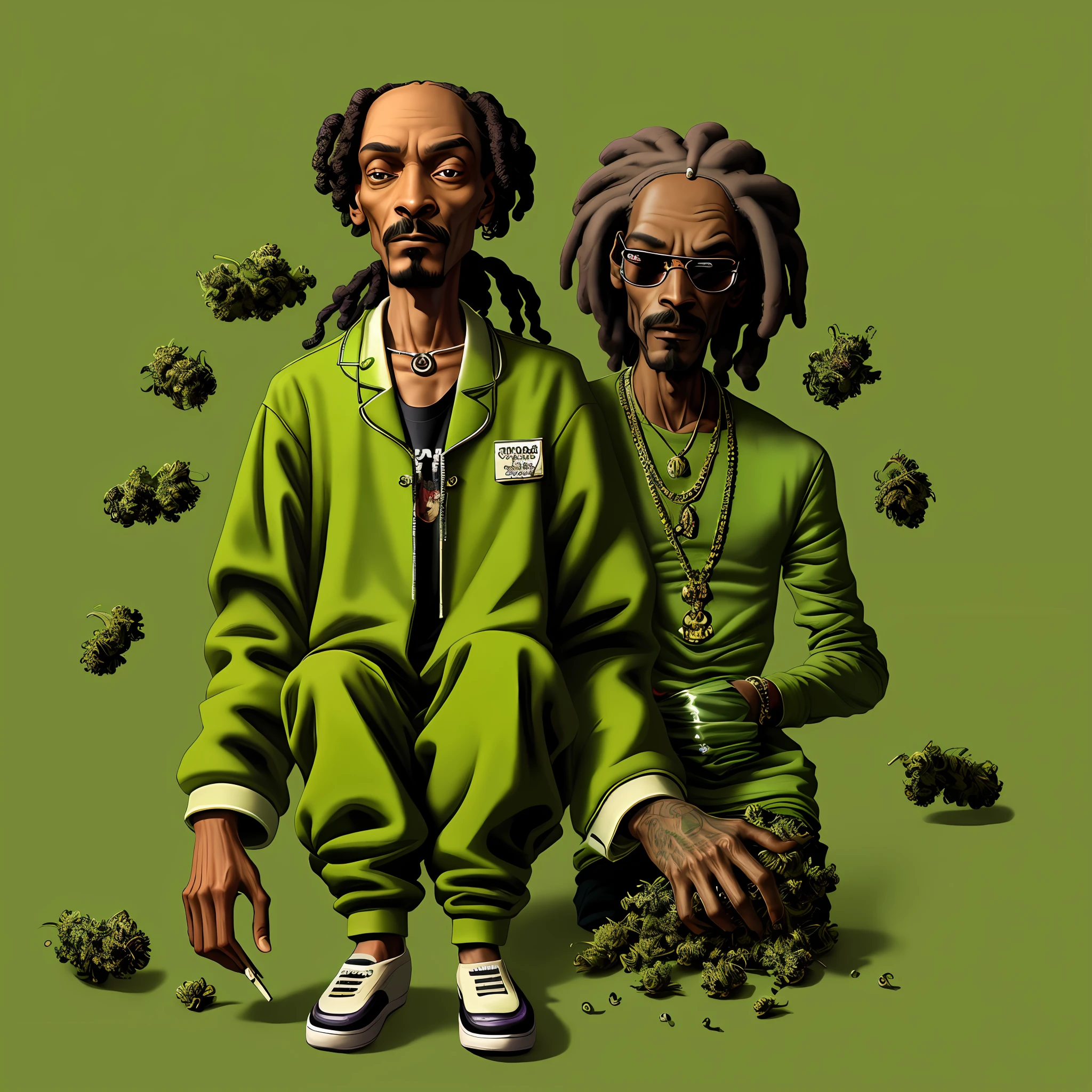 Snoop Doc who smoked too much ???????? and turned into cannabis, ????????, ?????????, smoke, sluggishness