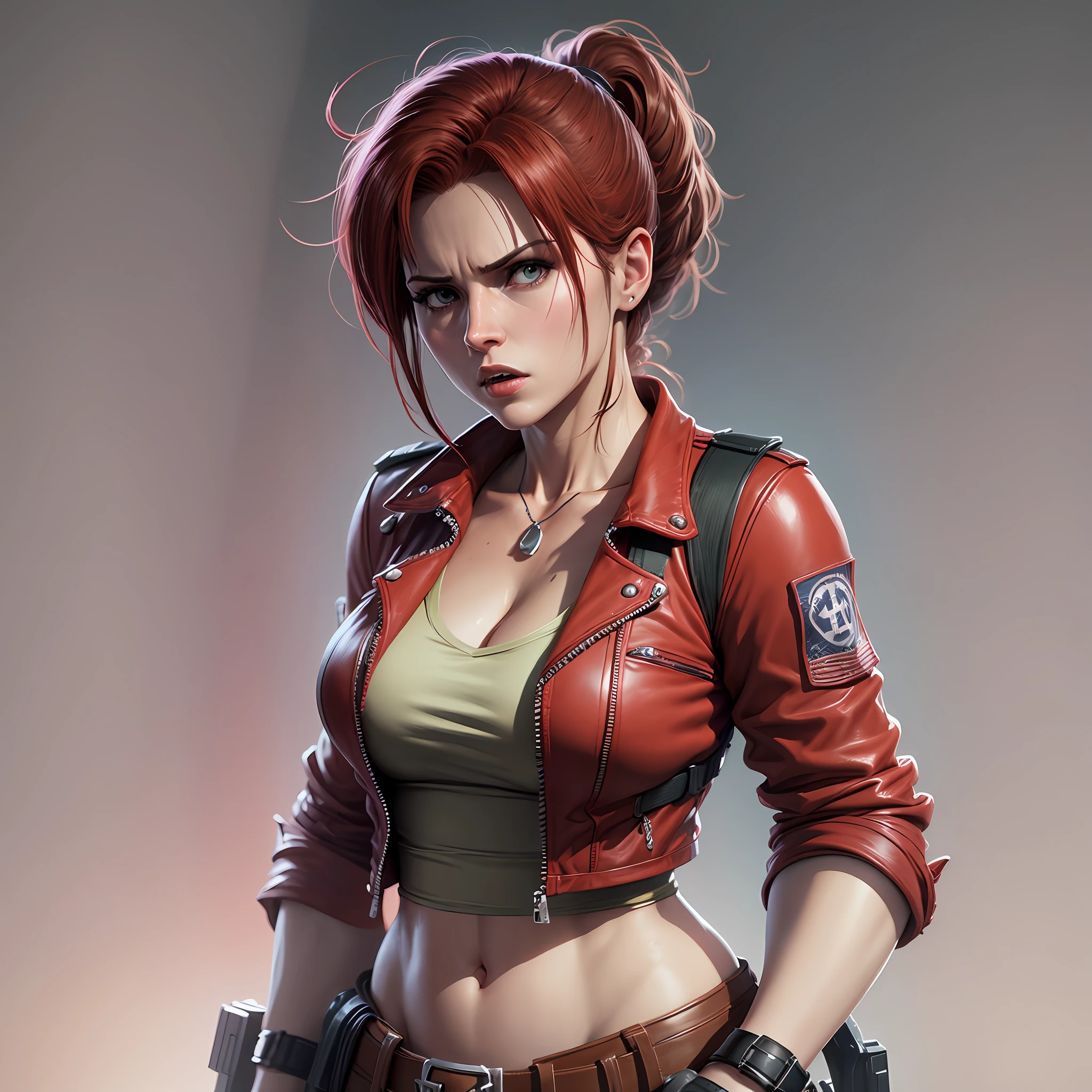 resident evil claire redfield animation, 3D, animation, 8k, uhd, harsh low lighting, high quality, sharp focus --auto --s2