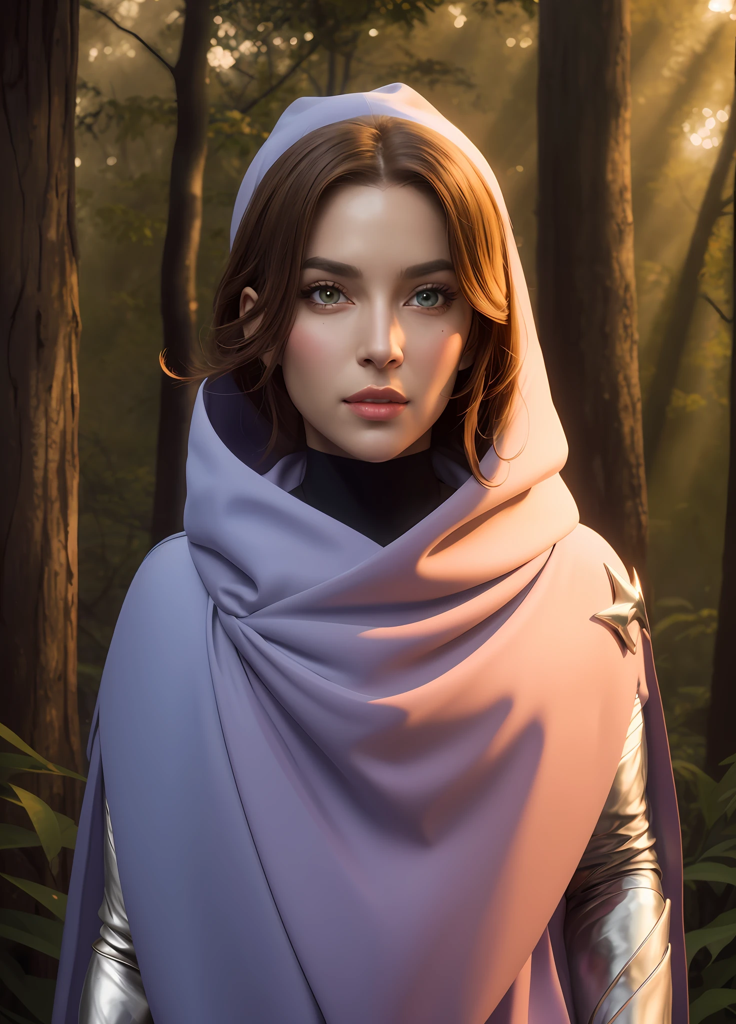 syphabelnades, light blue hood, cover ,, (masterpiece, best quality: 1.4), (modern days), (cowboy shot), 1girl, solo, pov, sfw, stunning girlfriend, (standing: 1.1), dynamic pose, heart-shaped face, elegant face, beautiful face, highly detailed face, highly detailed skin, skin pores, subsuperficial spreading, realistic pupils, medium chest, looking at the viewer, full face blush, full lips,full body walking in a shadowy forest with many shows in the background, depth of field, atmospheric perspective, volumetric lighting, sharp focus, absurdities, realistic proportions, good anatomy, full body showing, seductive, (realistic, hyperrealistic: 1.4), 16k hdr,