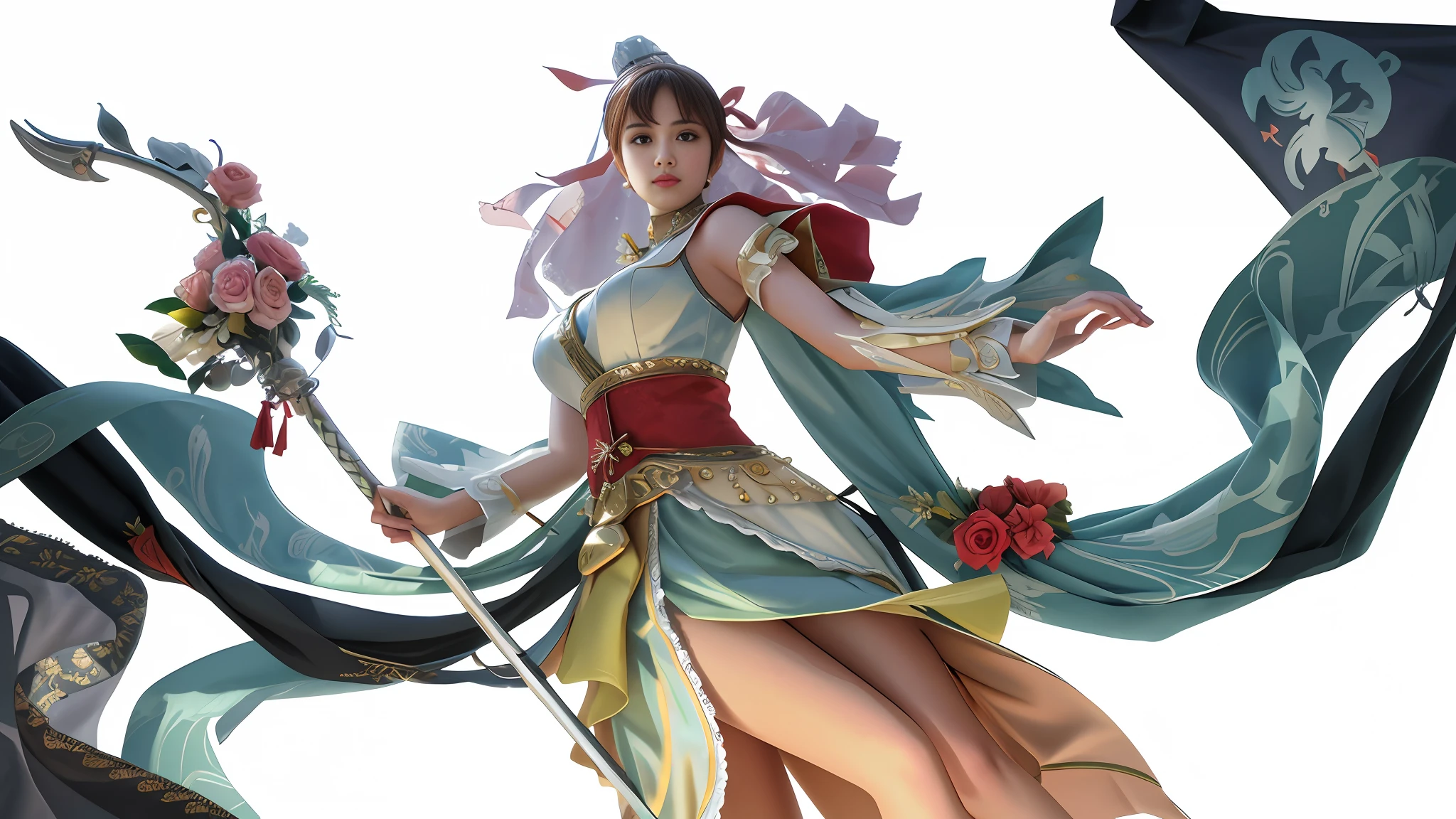 clear text, super detail skin, super detail cloth, super detail accesories, 3d, realistic
