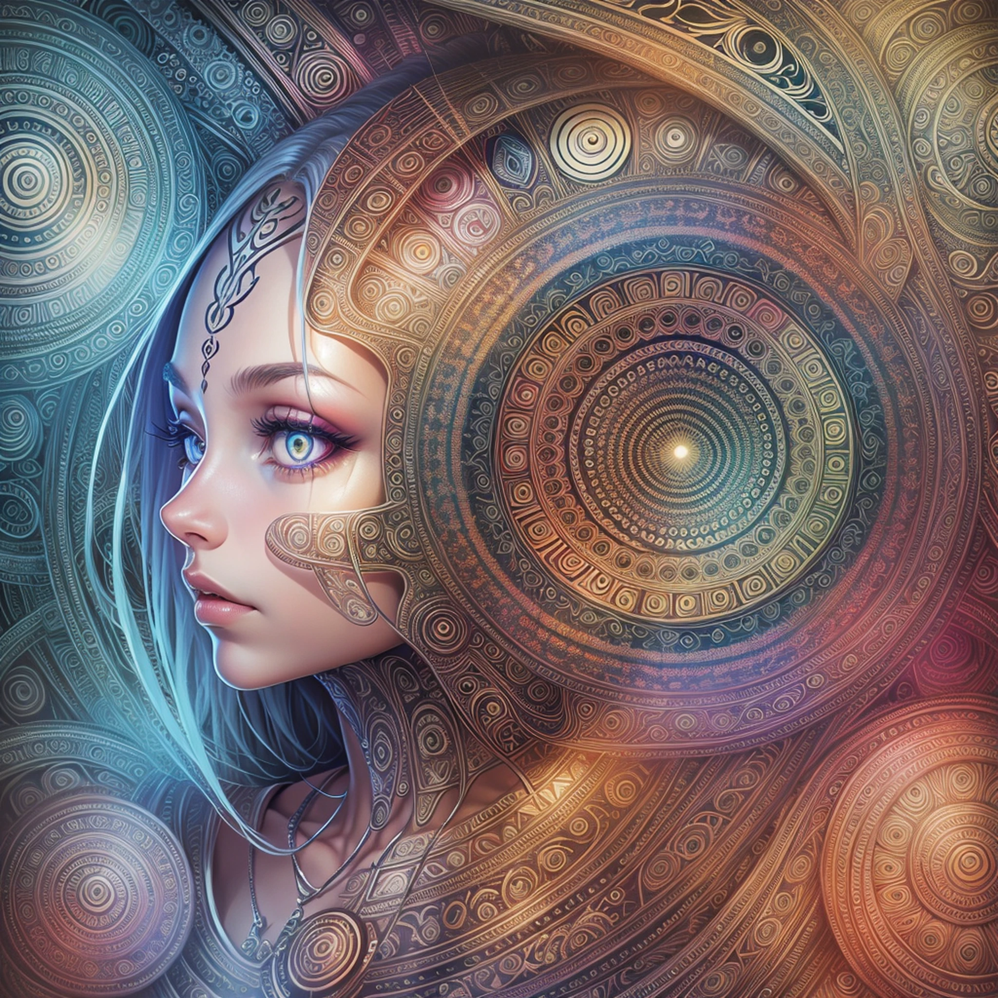 creates works similar to those of Alex Grey --auto --s2
