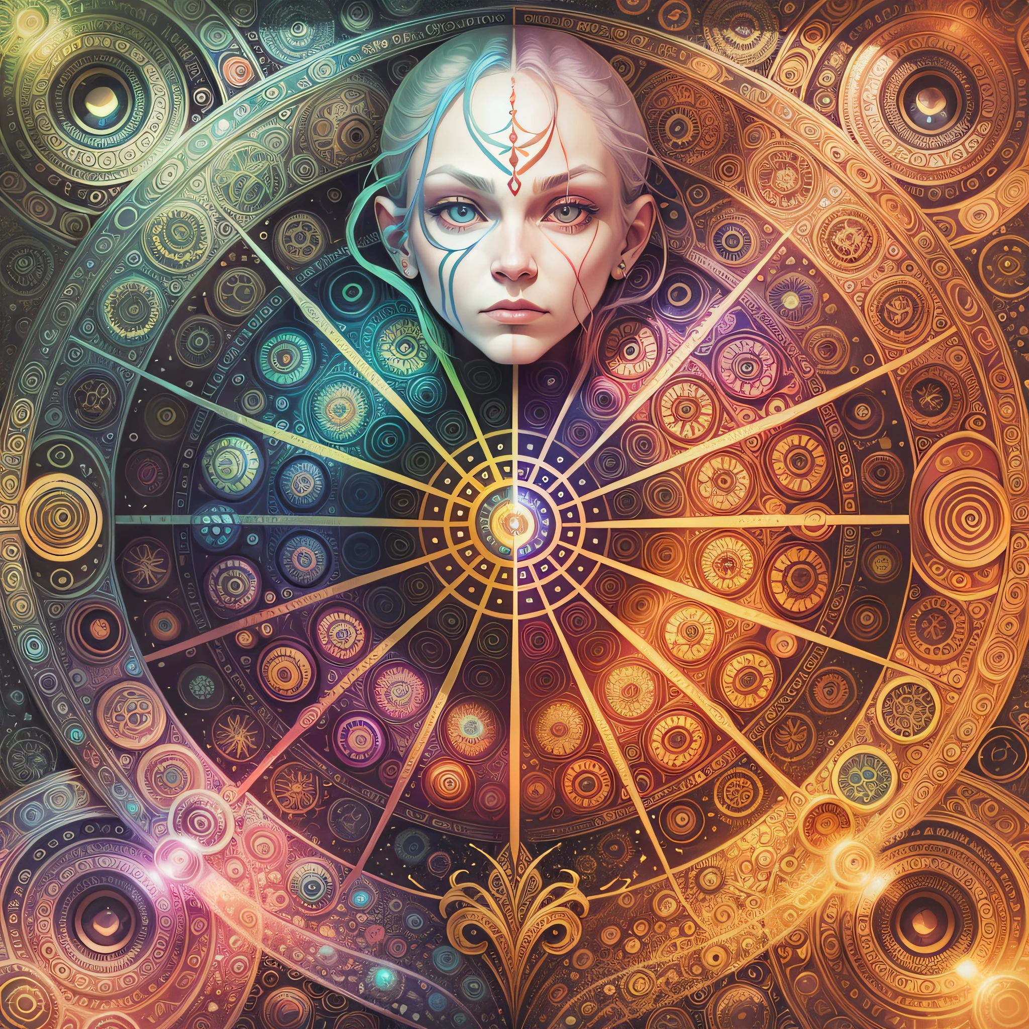 create many works similar to those of Alex Grey psycodelics --auto --s2