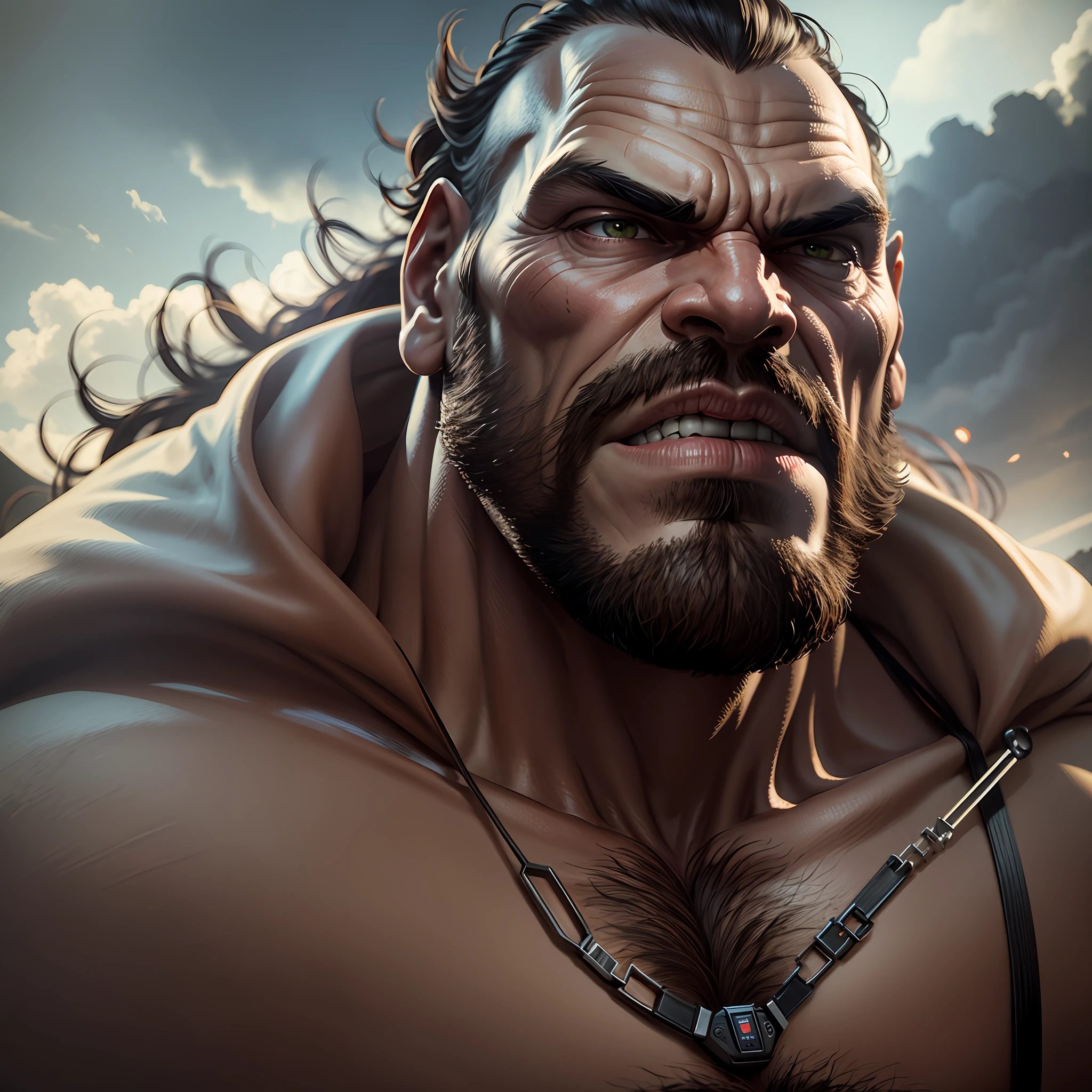 Create a giant Goliath With realistic details 8k camera Cinematic lighting --auto --s2