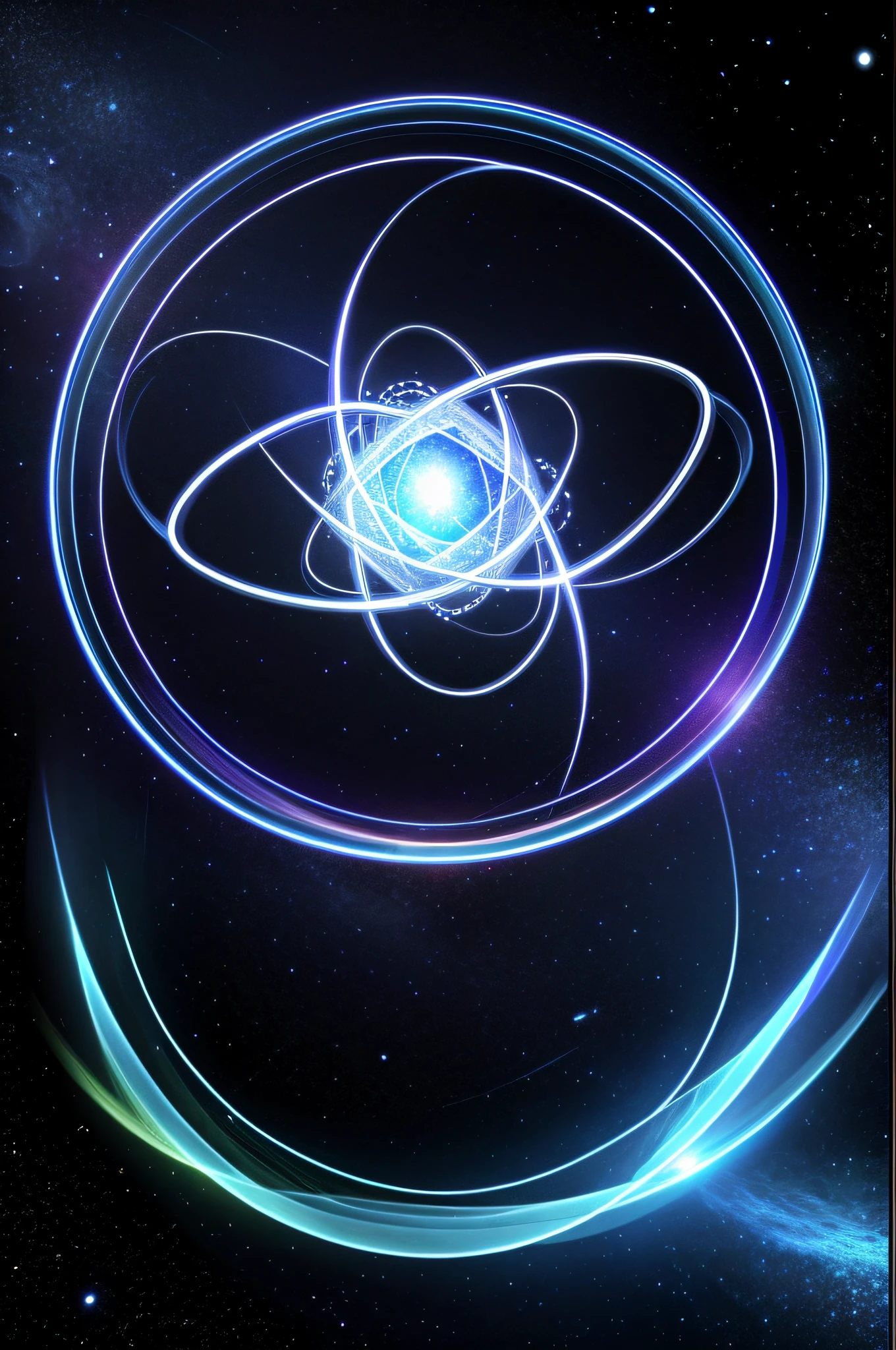 atom, quantum wave,