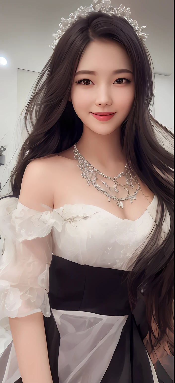 Best Quality, Masterpiece, High Resolution, 1girl, Porcelain Dress, Hair Accessories, Necklace, Jewelry, Pretty Face, Body, Tyndall Effect, Realistic, Shadow Studio, Rim Lighting, Dual Color Lighting, (HD Detail Skin: 1.2 ), 8k UHD, dslr, soft light, high quality, volumetric light, full nude, e-cup, photo, high resolution, 4k, 8k, background blur, (((light smile)))