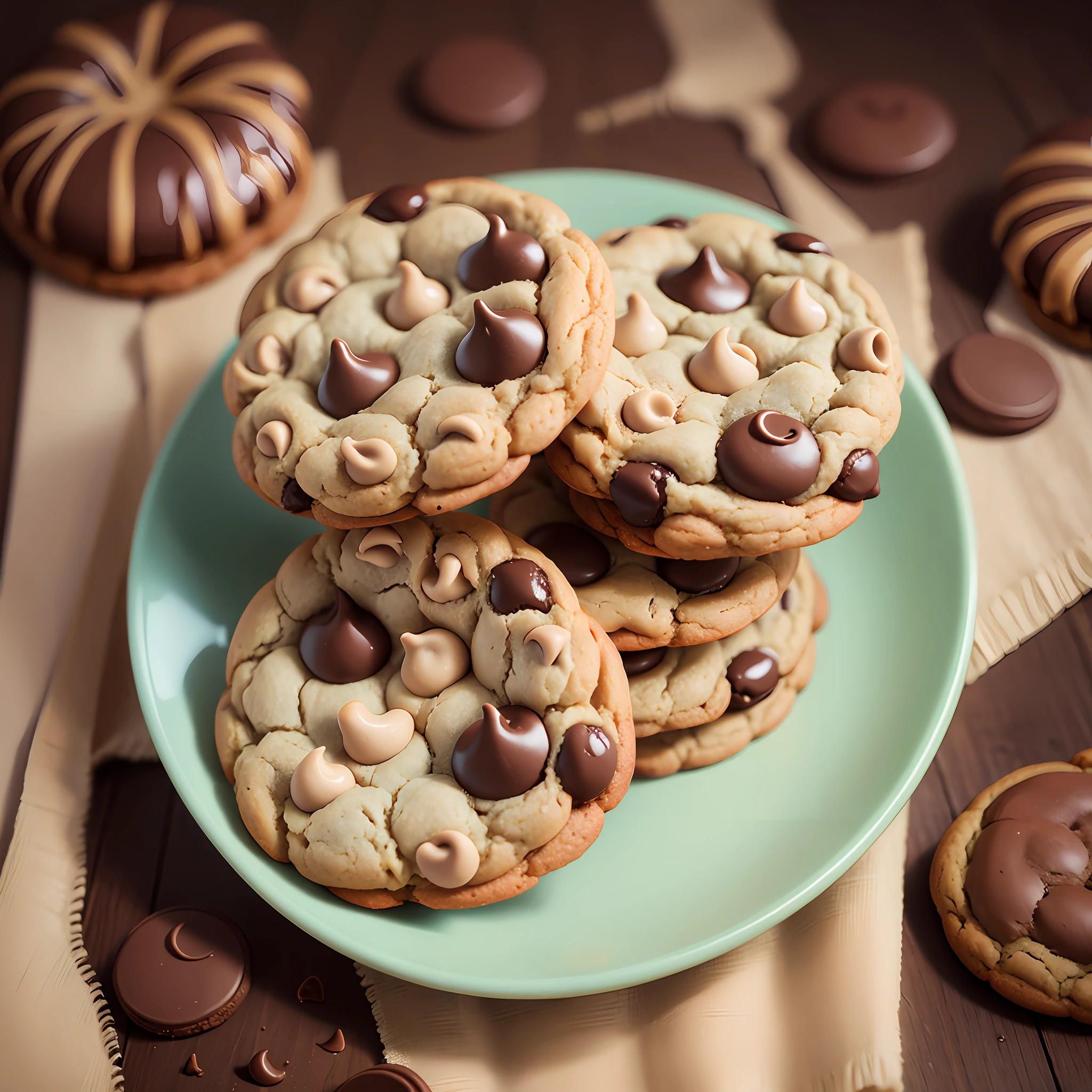 Peanut and Chocolate Cookies --auto --s2