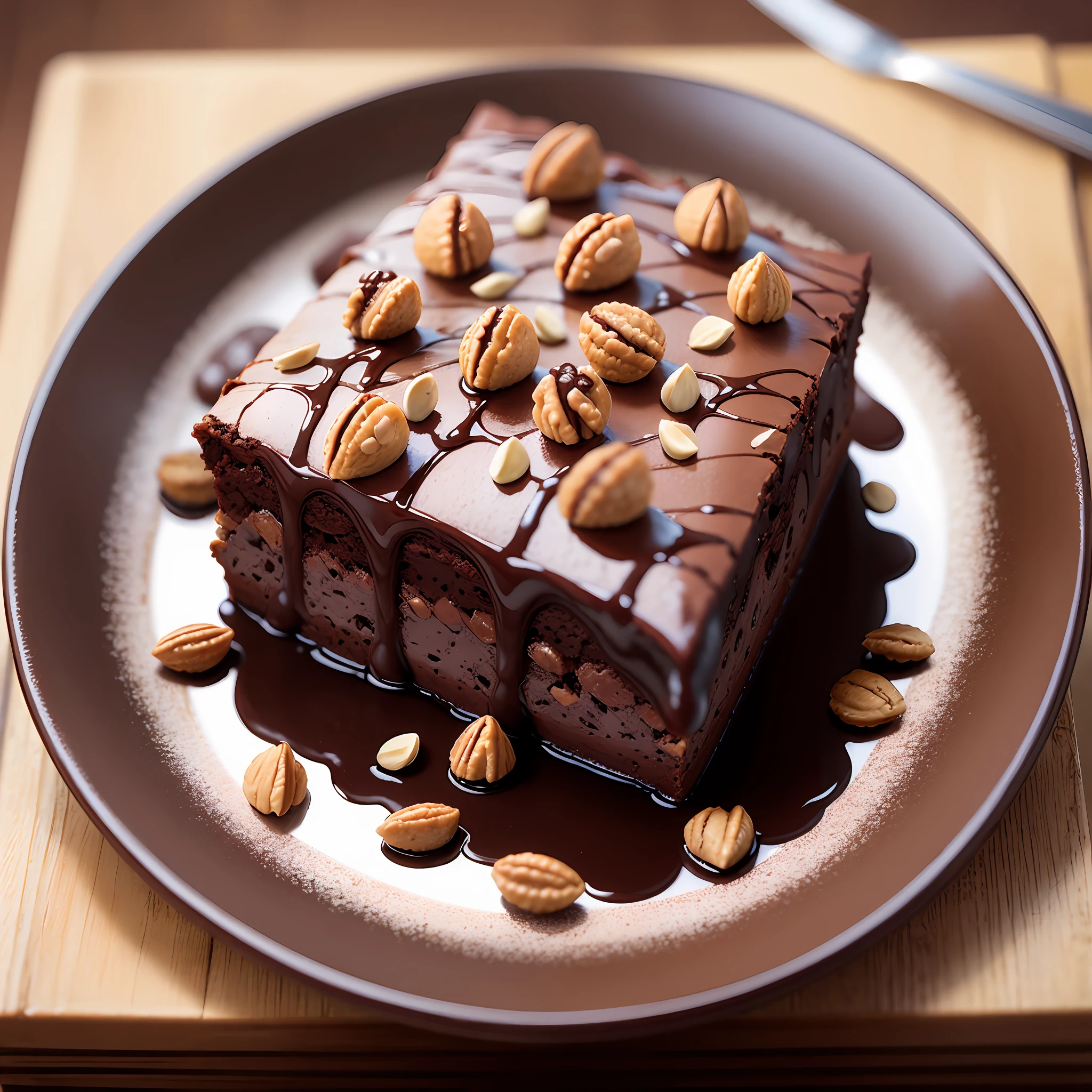 Chocolate Brownie with Nuts