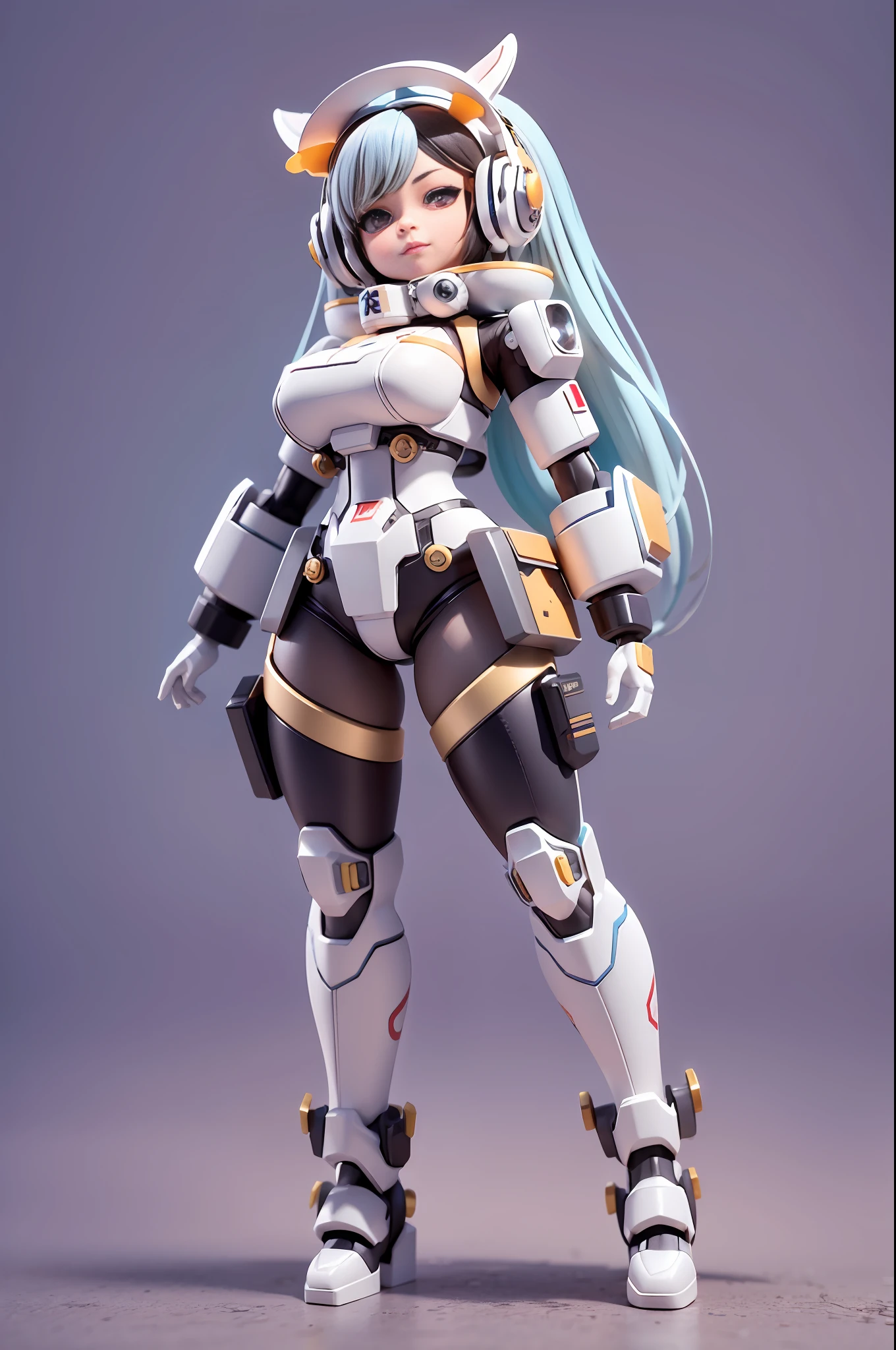 A super cool mechanical lamb, cute cartoon lamb, cute, playful, naughty, solid model blind box, 3D mecha, white metal mecha material, bubble mart style, Pixar style, clay material, exquisite facial features, rich expressions, blind box style, looking at the audience, Full body shot, edge light, fine light, cyberpunk, IPby popmart, octane rendering, blender, super quality, Ultra HD, 8K --AR 3:4,--niji5, expressive UHD, retina, masterpiece, ccurate, anatomically correct, textured skin, super detail, high details, high quality, award winning, best quality, highres, 8k, 16k, 8k