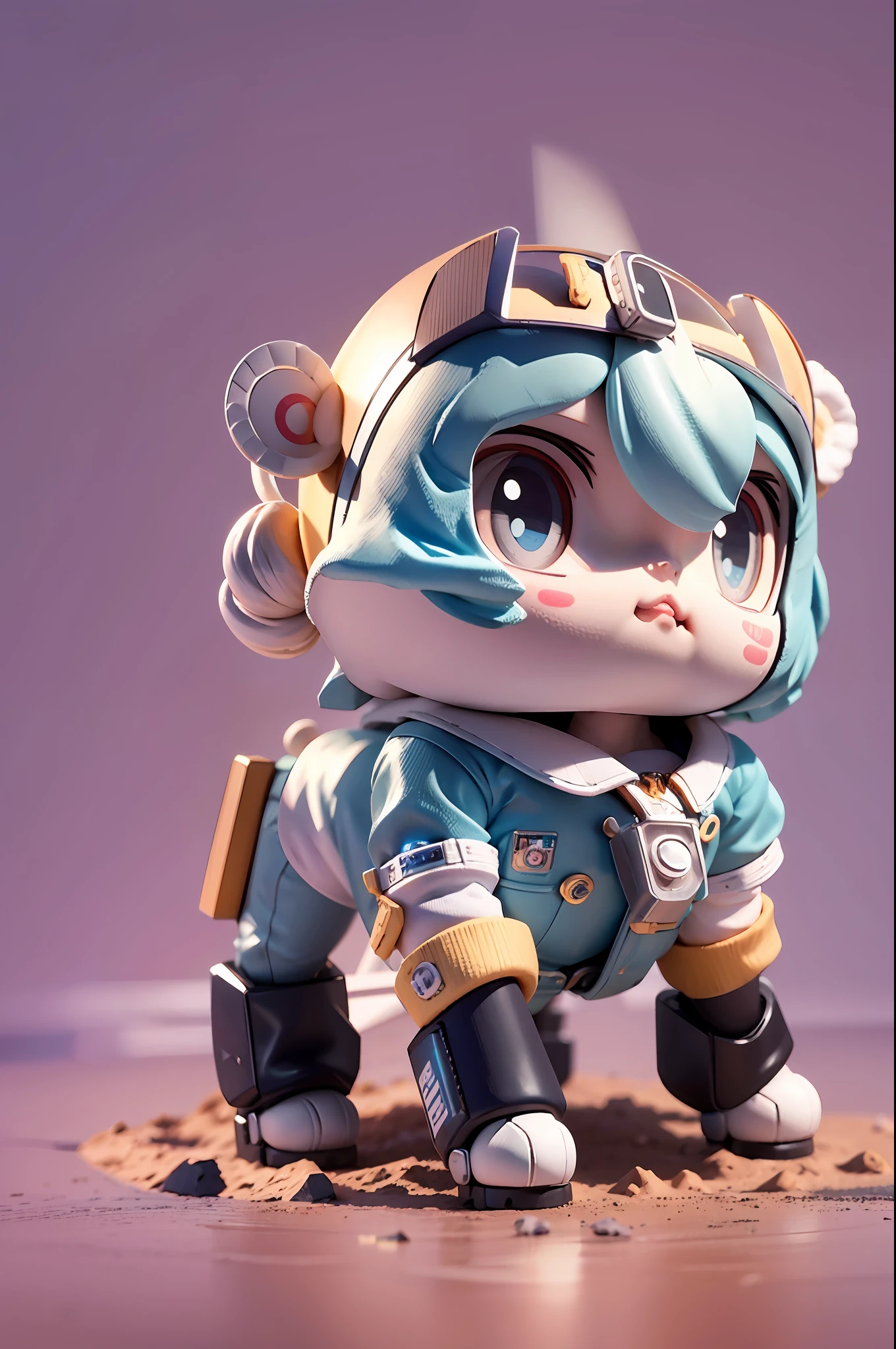 A super cool mechanical lamb, cute cartoon lamb, cute, playful, naughty, solid model blind box, 3D mecha, white metal mecha material, bubble mart style, Pixar style, clay material, exquisite facial features, rich expressions, blind box style, looking at the audience, Full body shot, edge light, fine light, cyberpunk, IPby popmart, octane rendering, blender, super quality, Ultra HD, 8K --AR 3:4,--niji5, expressive UHD, retina, masterpiece, ccurate, anatomically correct, textured skin, super detail, high details, high quality, award winning, best quality, highres, 8k, 16k, 8k