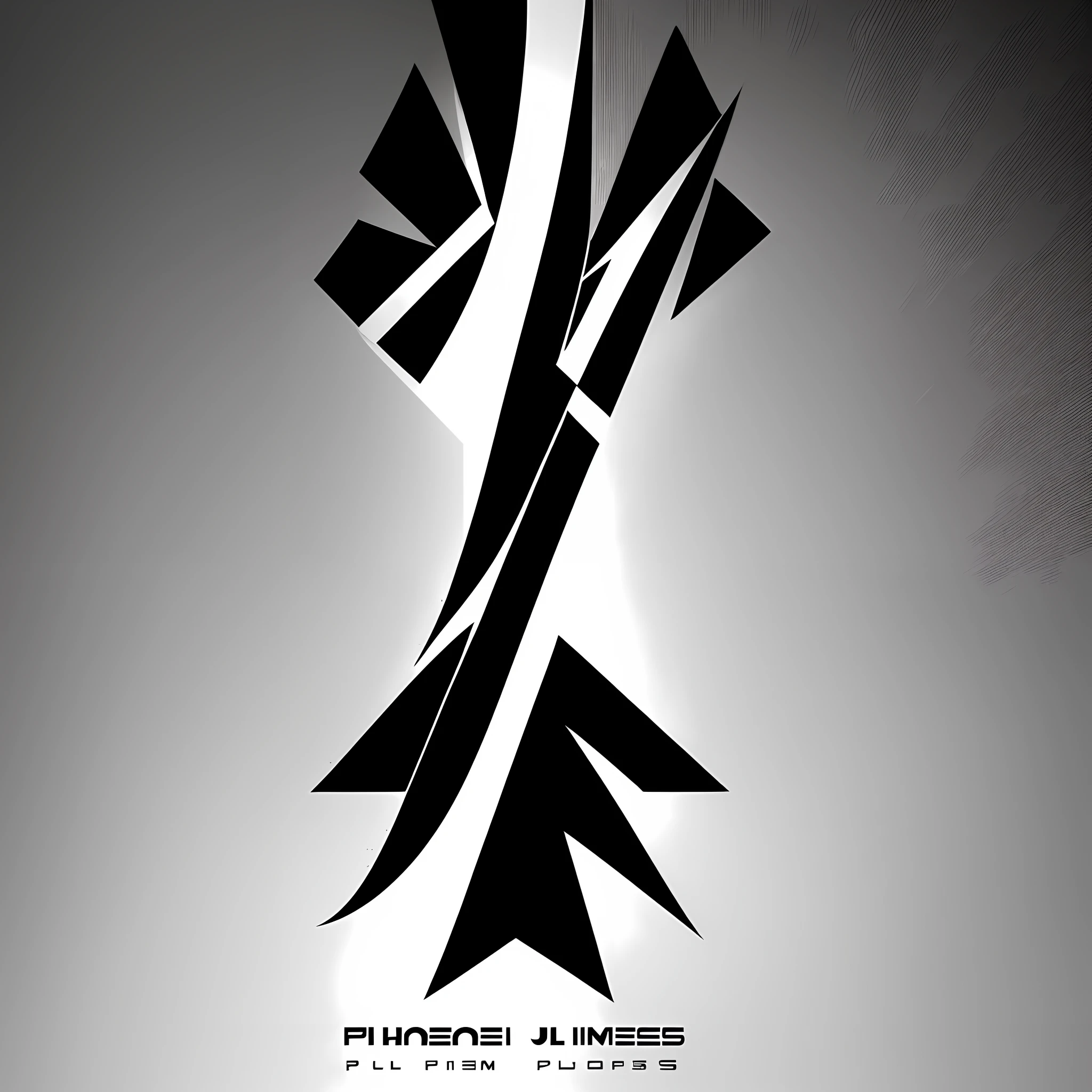 Film, title "JP FILMS", logo, vector, line art, design, inspiration, straight, symmetry