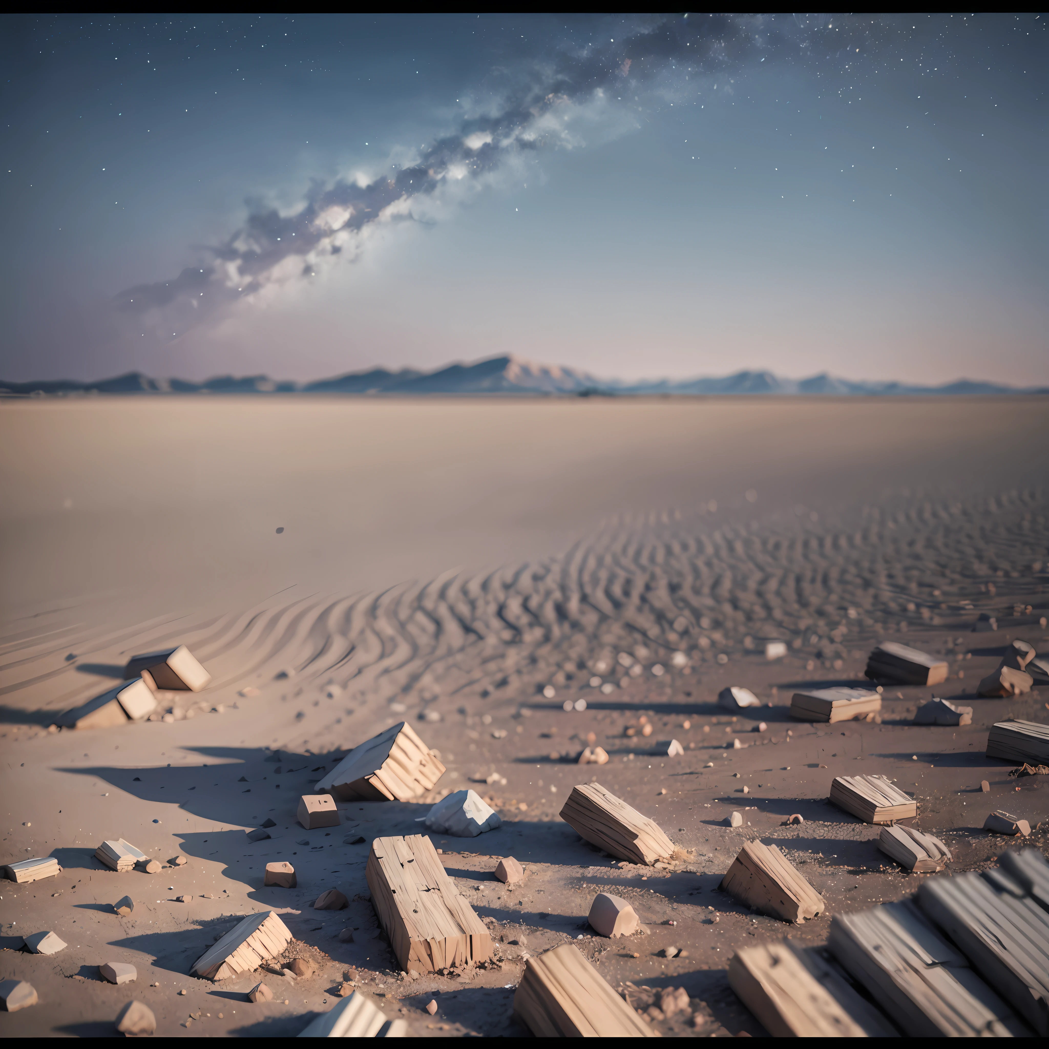 /imagine: cracked dry ground c . 8k, uhd, severe low lighting, high quality, sharp focus, fujifilm XT3 --auto --s2