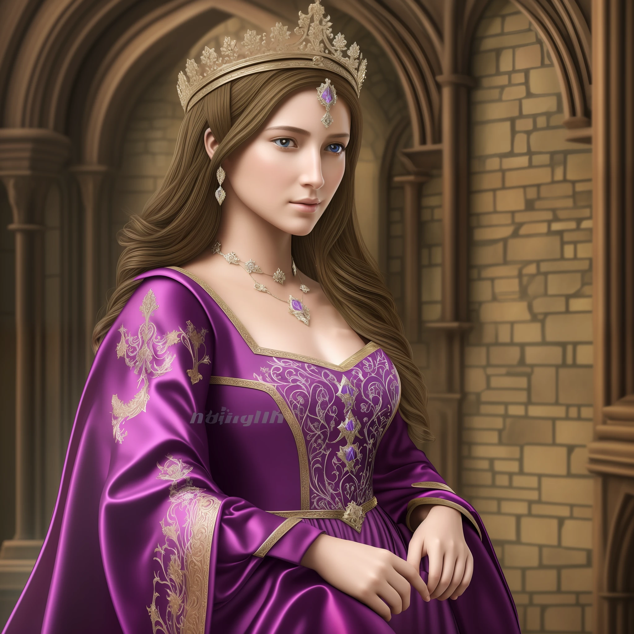 Medieval princess (hyperrealistic) (high resolution) --auto --s2