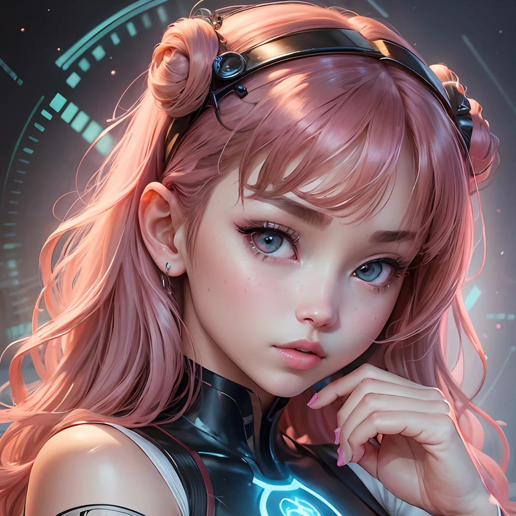realistic masterpiece illustration of Rosé Blackpink, voluptuous body, neon genesis evangelion pilot, beautiful face, cute face, sunlight, cinematic light, bangs, a beautiful woman, dynamic pose, beautiful eyes, perfect eyes, perfect anatomy, very cute, princess eyes , (hazel eyes) , Ulzzang makeup, (frame the head), Centered image, stylized, black and pink, bioluminescence, 8 life size,8k Resolution, human hands, elegant, approaching perfection, dynamic, highly detailed, character sheet, smooth, symmetrical and balanced, stunningly beautiful woman, detailed hairstyle, Lisa Blackpink, ChilloutMix, Korean Doll Likeness --auto --s2
