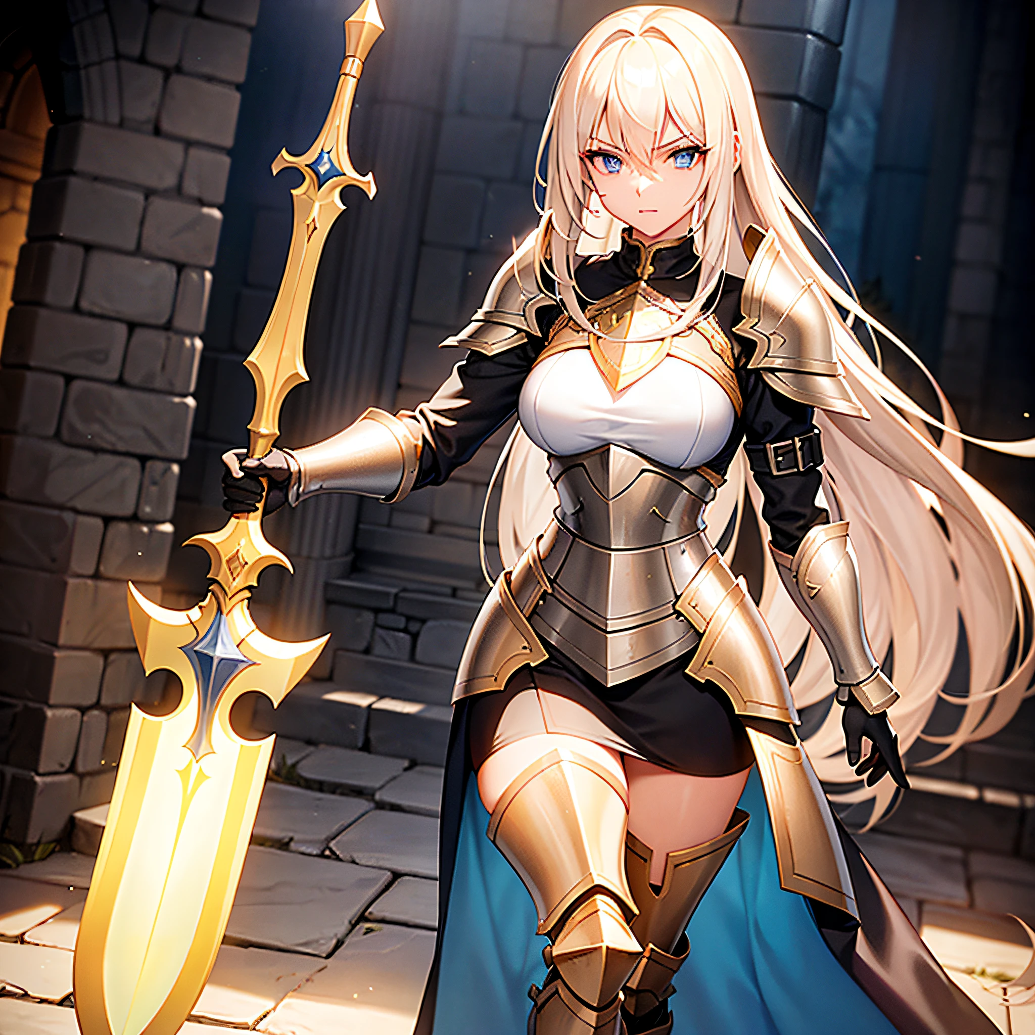 A paladin is a holy crusader, sworn to an oath to promote and fight for their beliefs and values. As paragons of their beliefs, paladins were granted the ability to wield divine magic by deities or similar powers. The defining characteristic of a paladin is their oath, which most frequently calls upon a paladin to battle the forces of evil and to defend justice wherever they could
1
.
Regarding the armor, there are different types of armor that a paladin can wear, including heavy armor. A female paladin miniature in heavy armor is available on Etsy
2
. However, the search results do not specify the type of armor that the female paladin wears. You mentioned carbon fiber and steel armor, but it is unclear if these are the preferred armor types for the paladin.
As for the weapon of choice, the search results show that a dual wield claymore is a popular choice for a paladin
3
. However, the search results do not specify if the female paladin in question wields a dual wield claymore. The search results do show an Elemental Sword, which is a magical sword that has the four great elements within and enables the user to unleash great effects on enemies that are not water/wind/earth or fire property
4
.
In summary, the physical description of a female paladin can vary depending on the individual's preferences. The search results provide information on the general characteristics of a paladin, including their oath and ability to wield divine magic. The search results also suggest that a dual wield claymore is a popular weapon choice for a paladin, but it is unclear if the female paladin in question wields this weapon.