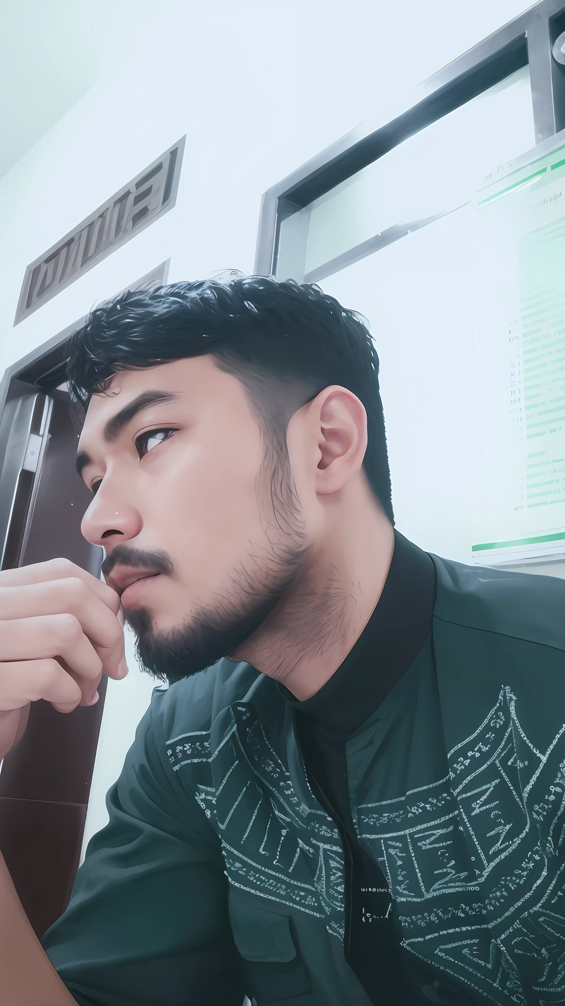 beautiful adult Indonesian college men, bara, hairy chest, pubic hair, wearing clear glasses, light smile, facial hair, military crew cut, in tight outfit, inside the shower room, ((slim, muscular)), photorealistic, photo, masterpiece, realistic, realism, photorealism, high contrast, photorealistic digital art trending on Artstation 8k HD high definition detailed realistic, detailed, skin texture, hyper detailed, realistic skin texture, armature, best quality, ultra high res, (photorealistic:1.4),, high resolution, detailed, raw photo, sharp re, by lee jeffries nikon d850 film stock photograph 4 kodak portra 400 camera f1.6 lens rich colors hyper realistic lifelike texture dramatic lighting unrealengine trending on artstation cinestill 800,