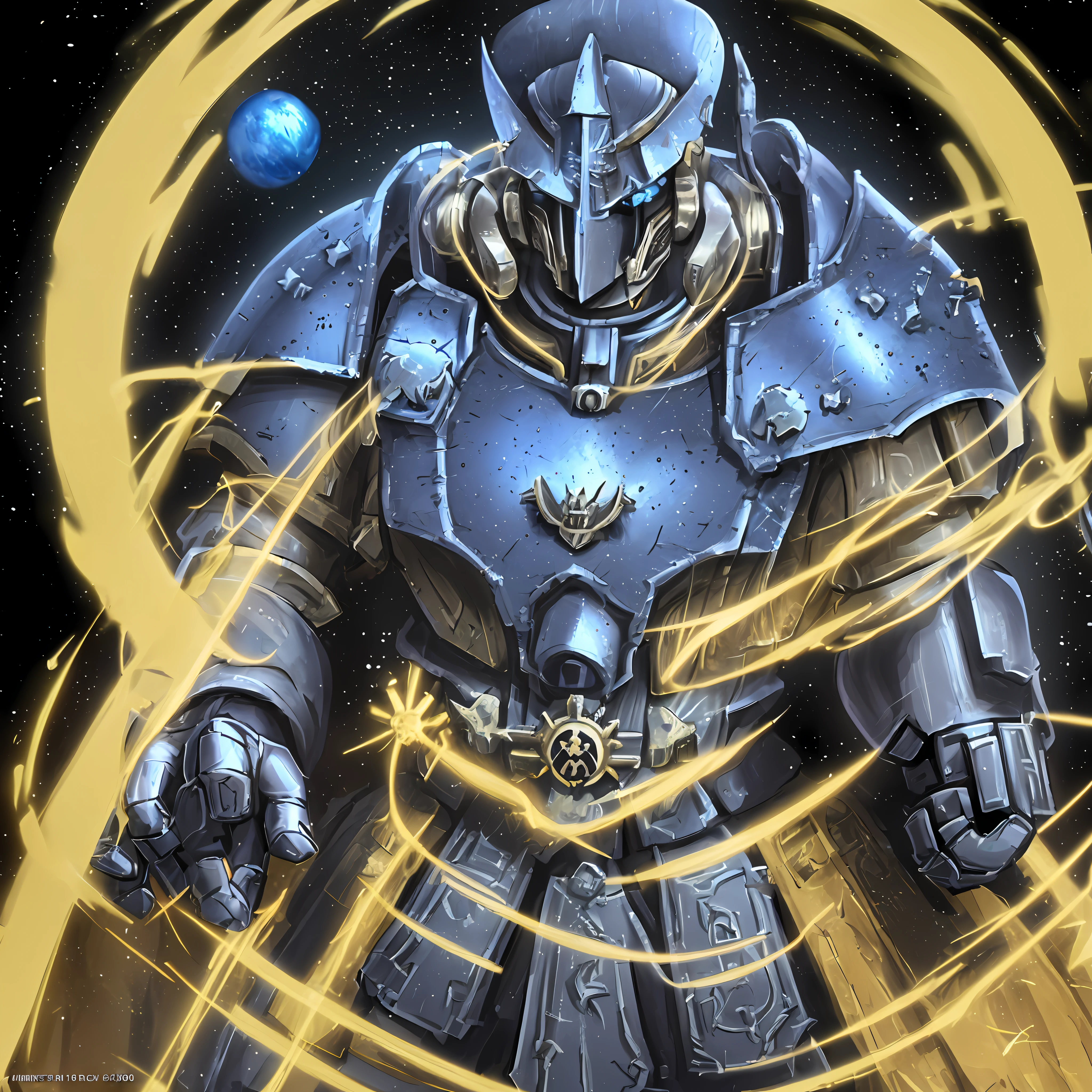 warhammer 40k space marine wallpapers, in the style of canon eos 5d mark v, gothic gradeur, close up intensity, grey and blue, elaborate costumes, shot on 70mm --ar 16:9 --q 2 --s 1000