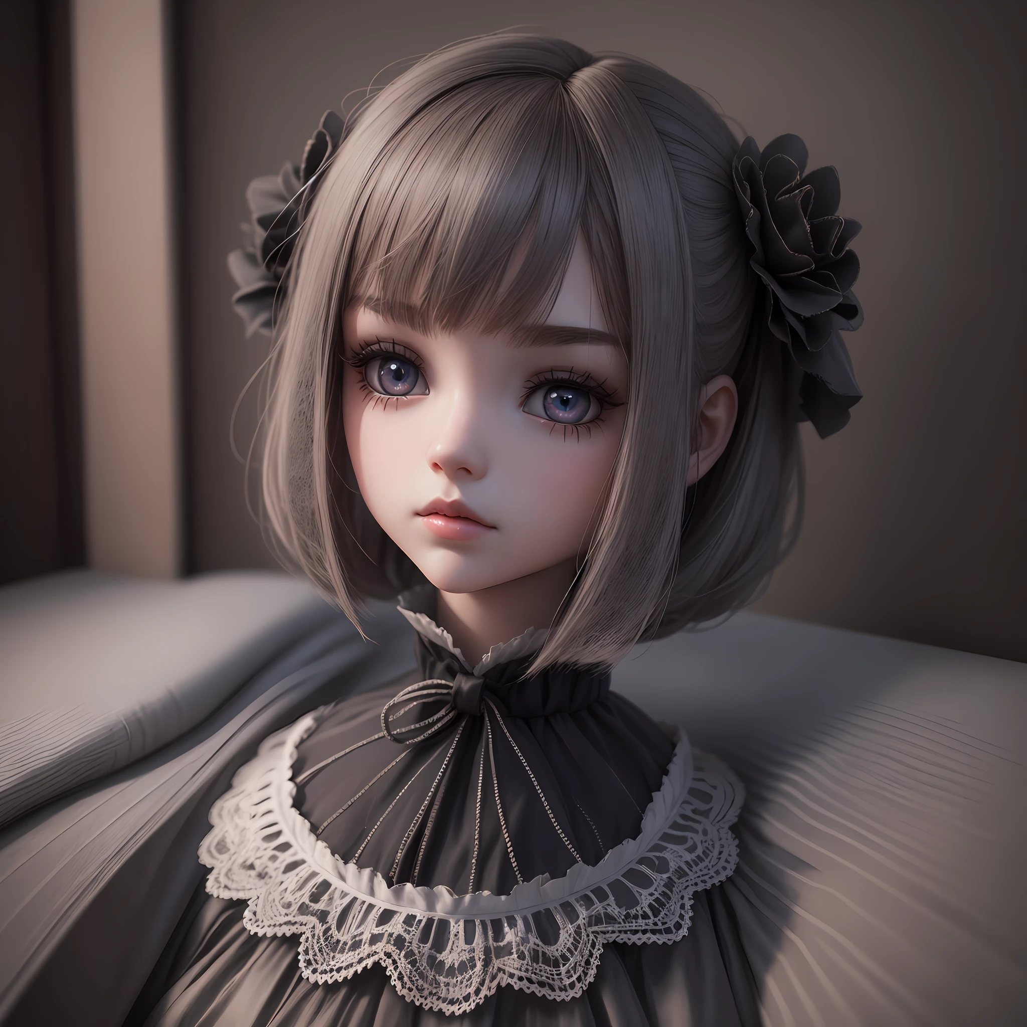 (high quality), (dark), (3d) Dark and lonely doll --auto --s2