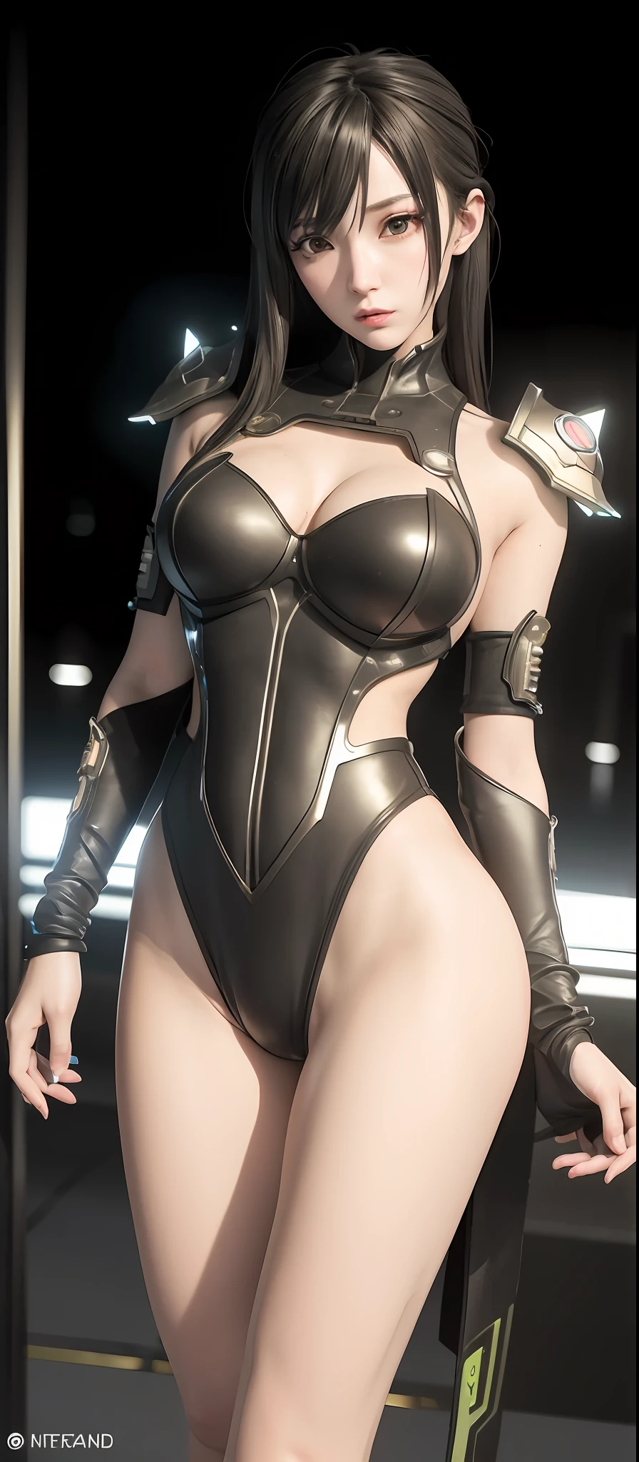 ((Best quality)), ((masterpiece)), (detailed:1.4), 3D, an image of a beautiful cyberpunk female,HDR (High Dynamic Range),Ray Tracing,NVIDIA RTX,Super-Resolution,Unreal 5,Subsurface scattering,PBR Texturing,Post-processing,Anisotropic Filtering,Depth-of-field,Maximum clarity and sharpness,Multi-layered textures,Albedo and Specular maps,Surface shading,Accurate simulation of light-material interaction,Perfect proportions,Octane Render,Two-tone lighting,Wide aperture,Low ISO,White balance,Rule of thirds,8K RAW,