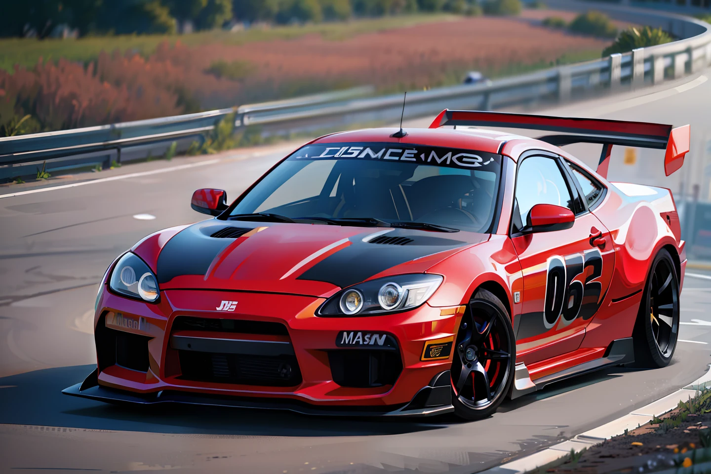 A jdm car for bi turbo drift