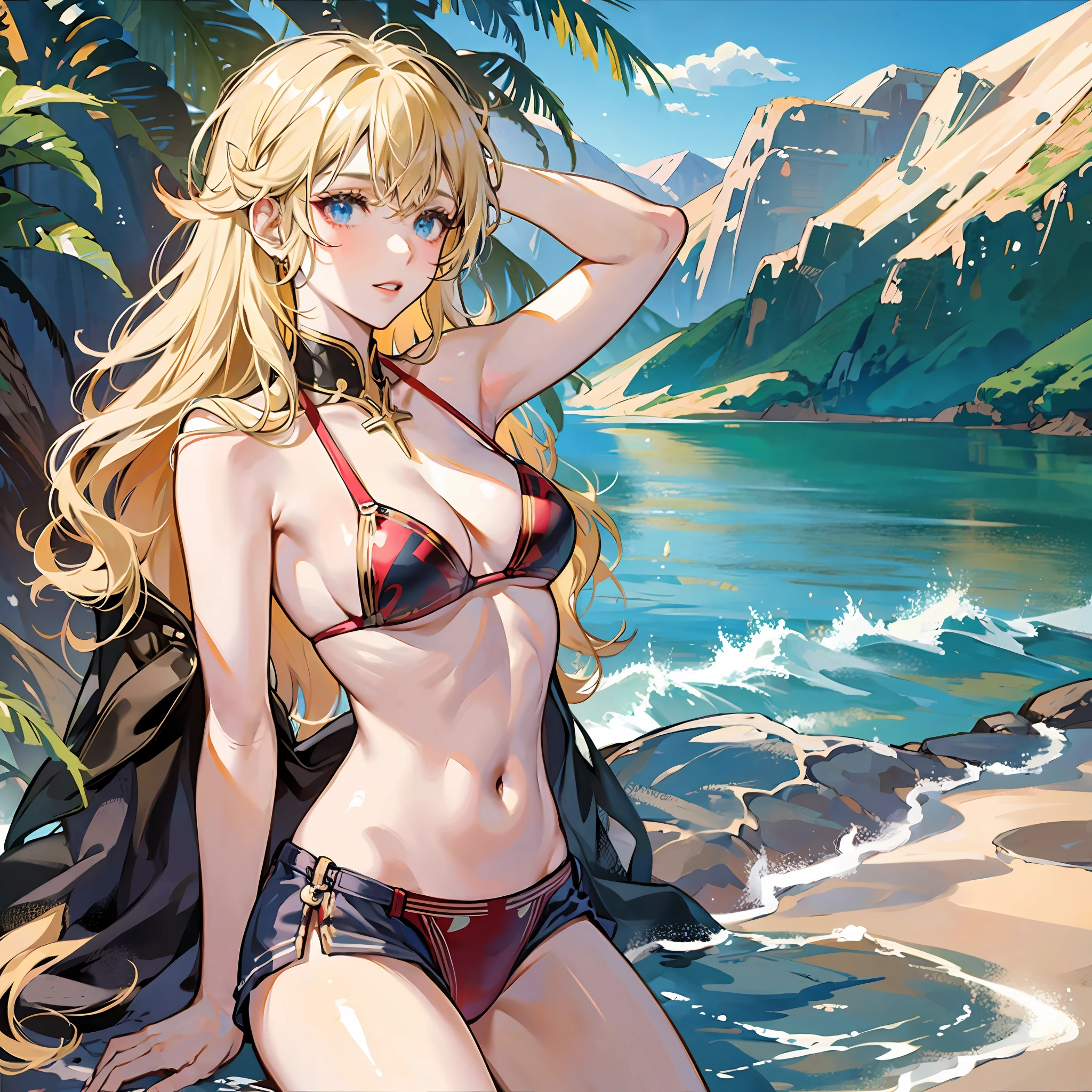 Bikini, 8K, Blonde --auto --s2