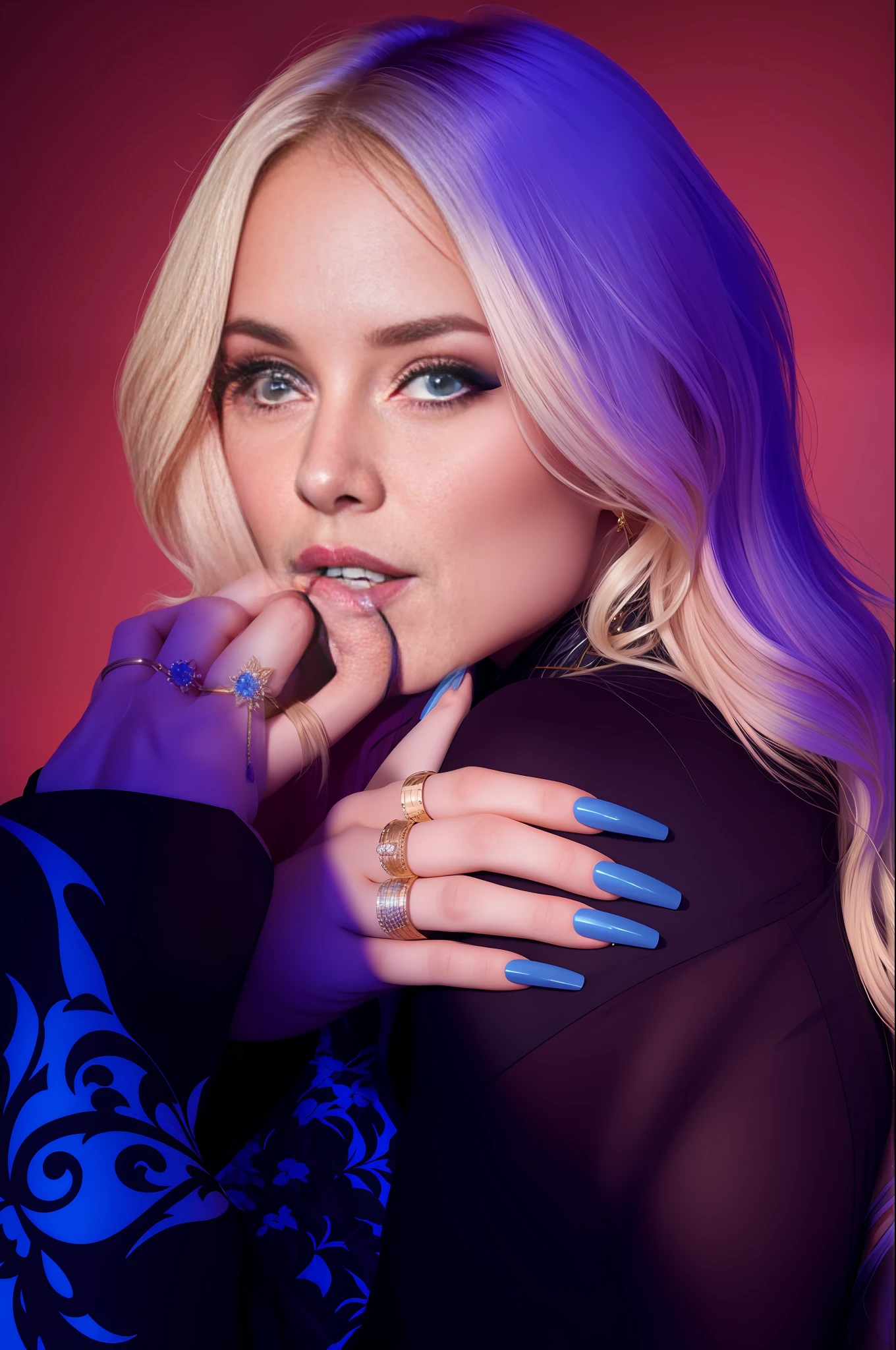 Sexy blonde realistic