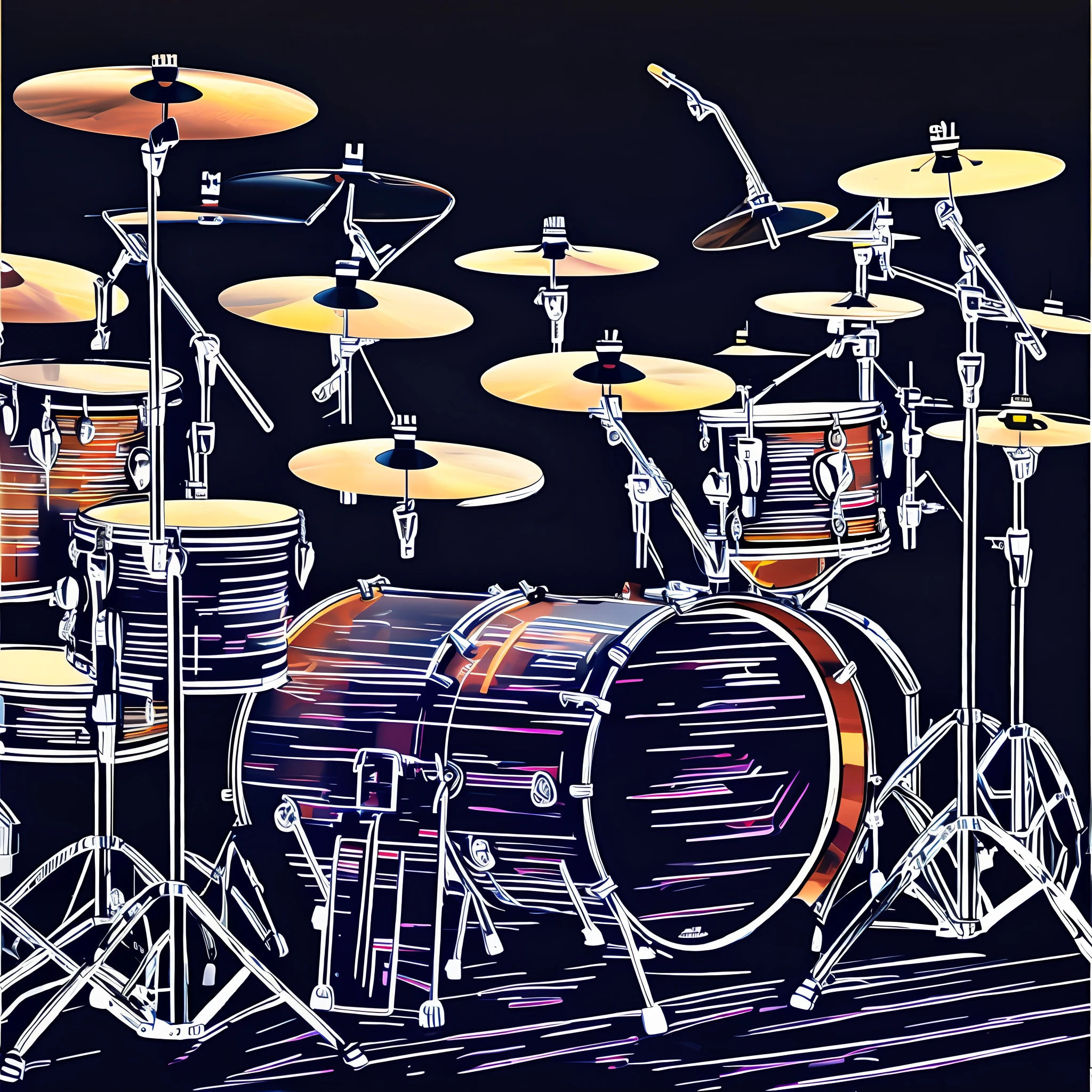 a (postergeo:1) drumkit