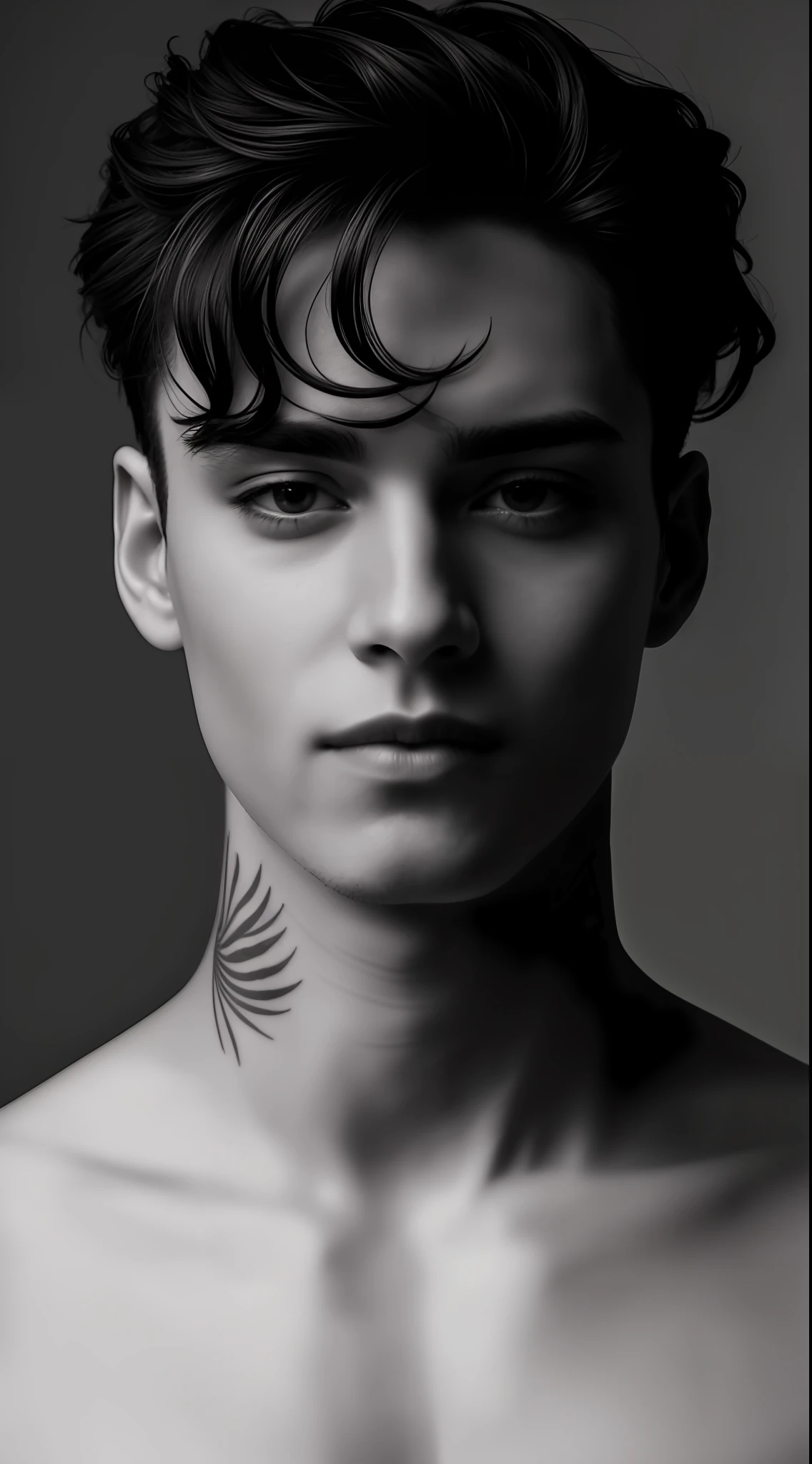 male portrait, beautiful face, perfect face, deliberate, masterpiece, best quality, highest quality, cinematic lighting, very beautiful, ultra realistic, tattoos, tattooed, beautiful,