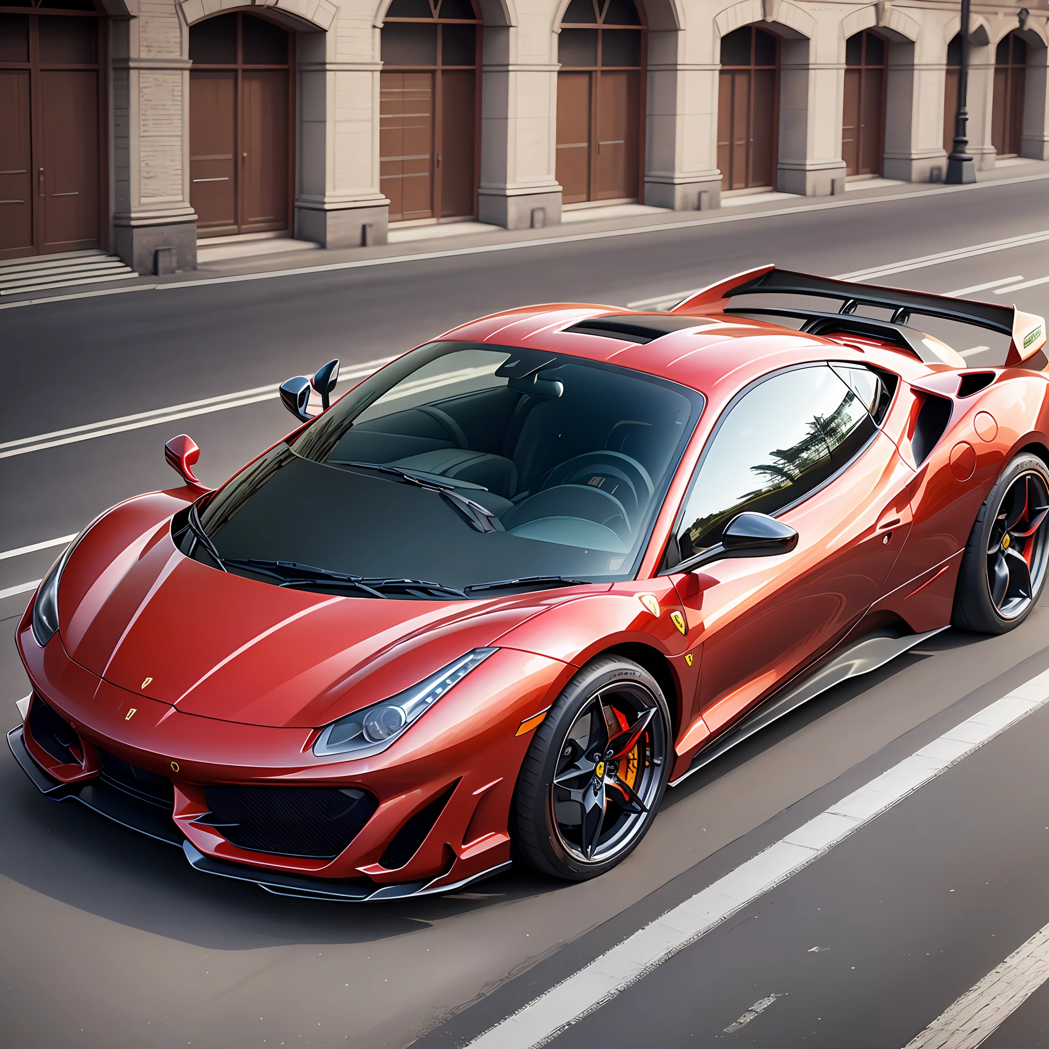 - Ferrari, a sports car produced by the Italian automaker Ferrari These cars are characterized by their high performance, aerodynamic and elegant design, high-quality materials and powerful engines. Some examples of sports Ferrari models are the 488 GTB, F8 Tributo, 812 Superfast, Portofino, among others. These cars are desired by many sports car enthusiasts due to their unique combination of luxury, performance and quality., Hull HD, Playstation 3 graphics, PS3 --auto --s2