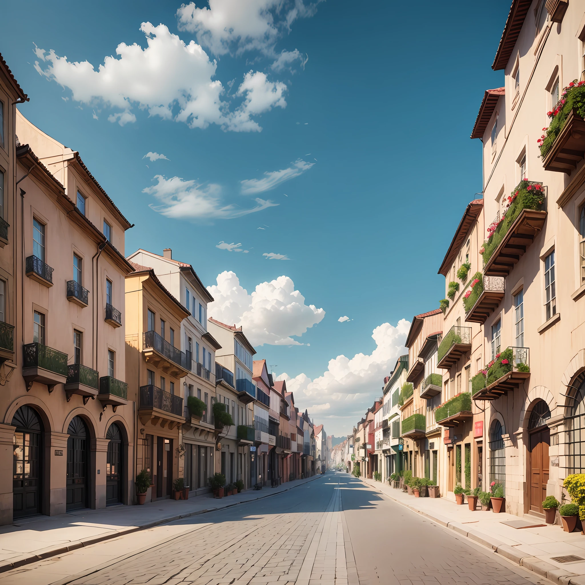 A city that imitates the streets of 19th century Europe Boulevard nice weather Photos --auto --s2