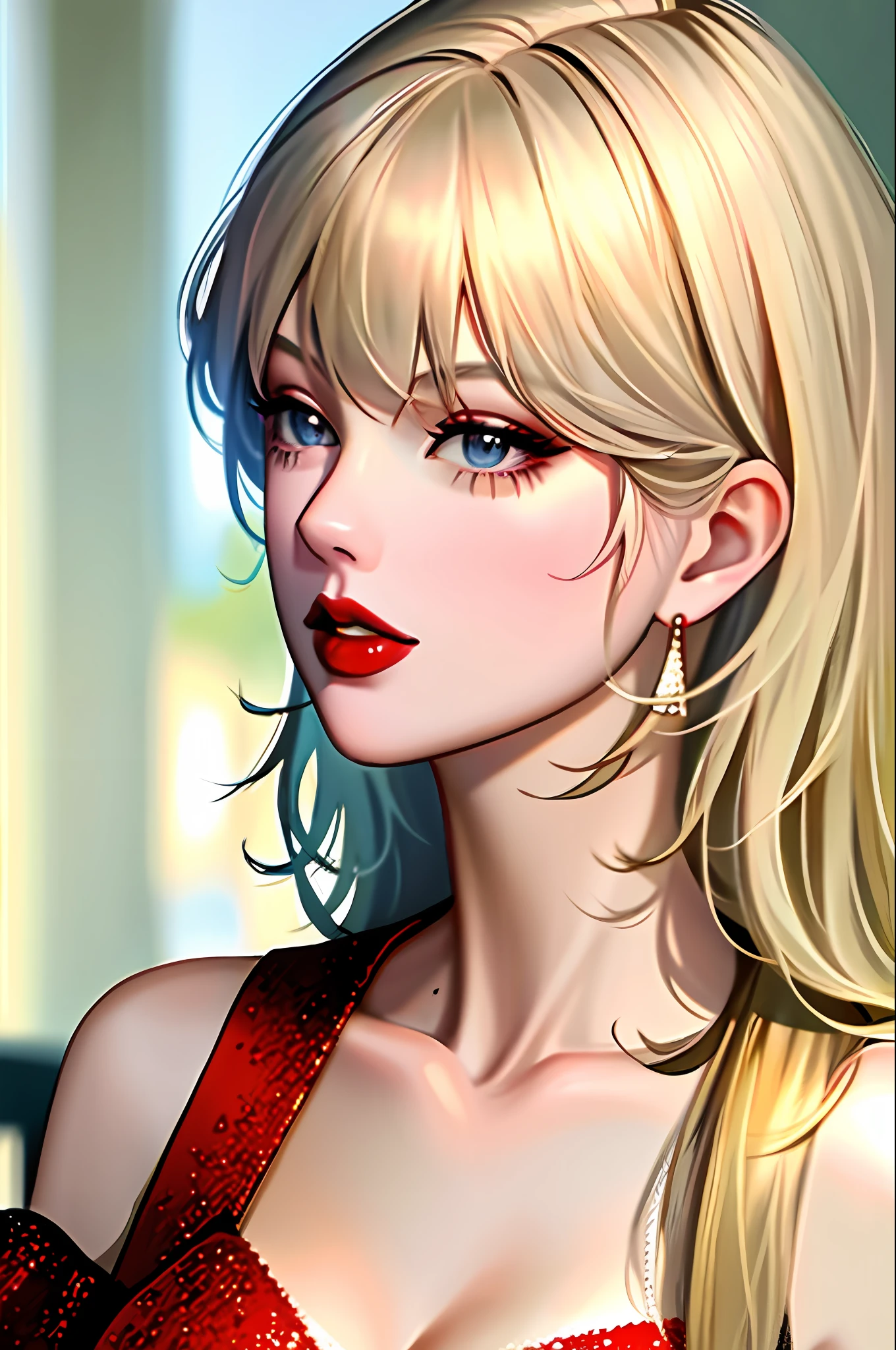 taylor swift, red lipstick