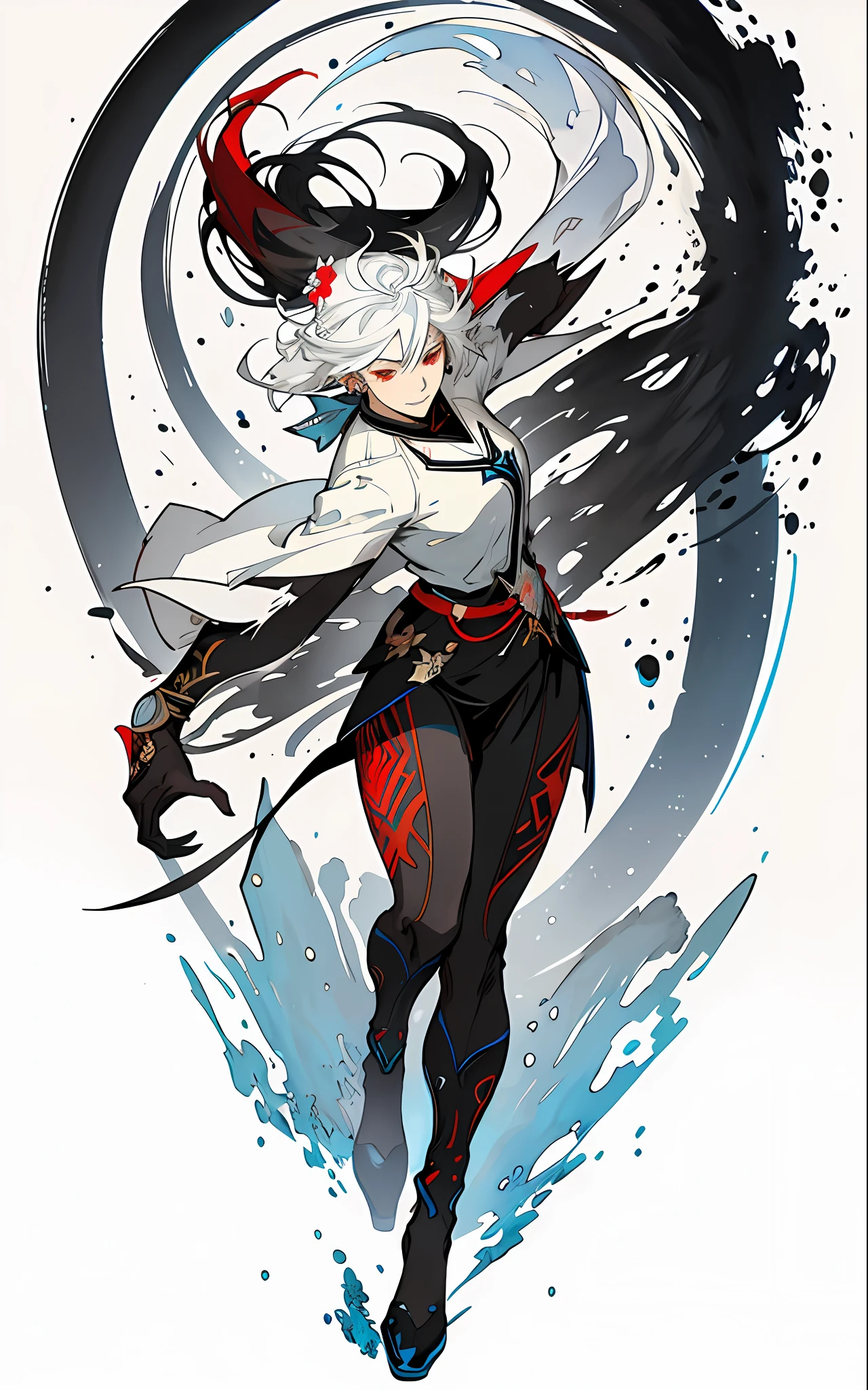 ::Kennedy and Daniel Sampere::2.0 Anime Gacha summon illustration style, tatoon style, comic book style, , beautiful woman with ultra detailed long hair and in various full-body attack poses, (beautiful and clear background: 1.2),, fantastic paintings, graffiti style, flowers, highly detailed eyes, a t-shirt or dress with a white blouse underneath, with both fists in fighting position, and bracelets, fighting an enemy, with long black hair, stained glass color, outside, vibrant, alphonse mucha style, fantastic paintings by Joe Madureira, high quality, art, ashley graham Beautiful woman with long red hair, freedom, soul, digital illustration, comic style, perfect anatomy, centered, approaching perfection, dynamic, highly detailed, watercolor painting, artstation, concept art, smooth, s (masterpiece, extremely_detailed_CG, 8k_, white hair, }, {extremely detailed}, Bgirl has short black hair and red eyes