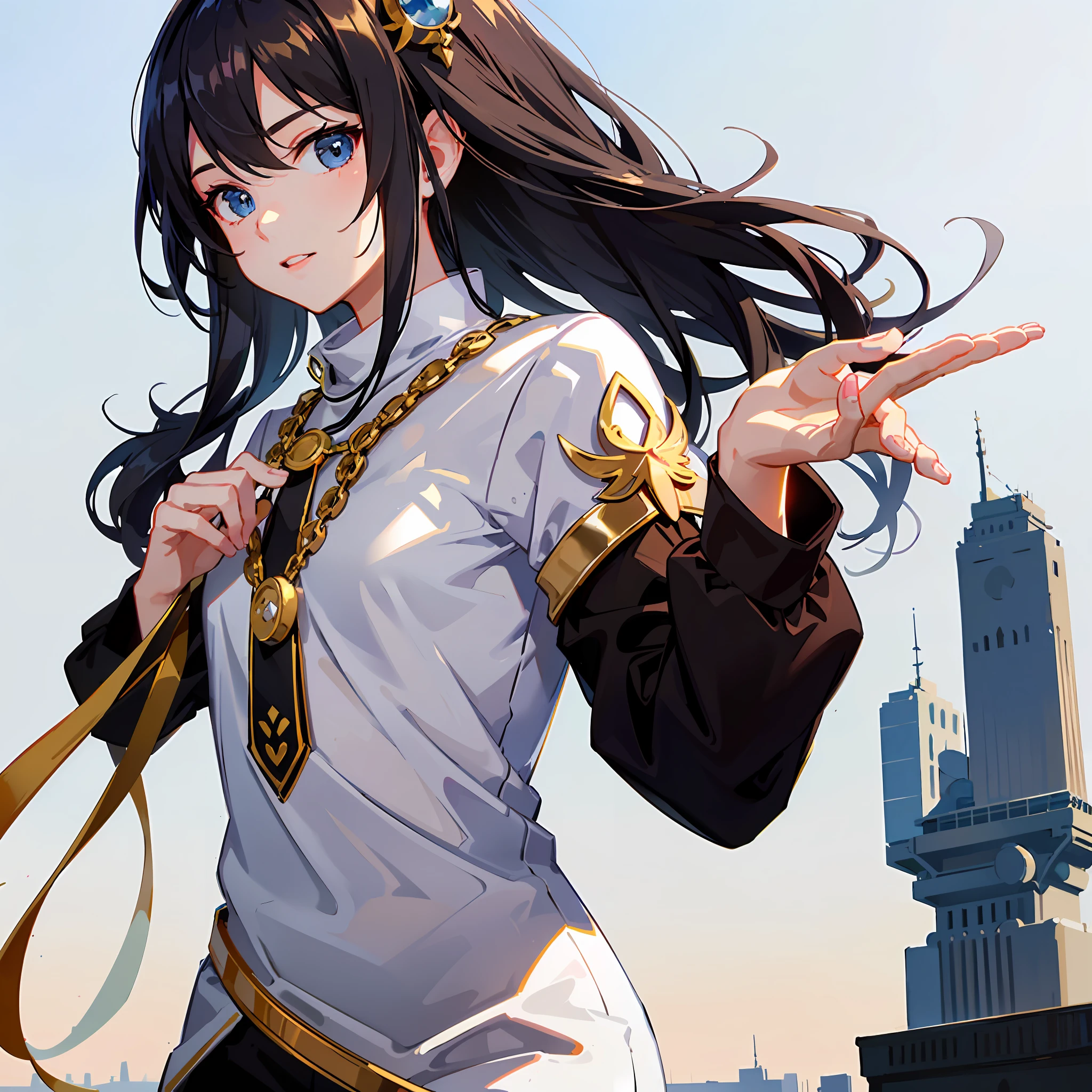 (Highest picture quality),(Master's work),(ultra-detailed),1girl, gold