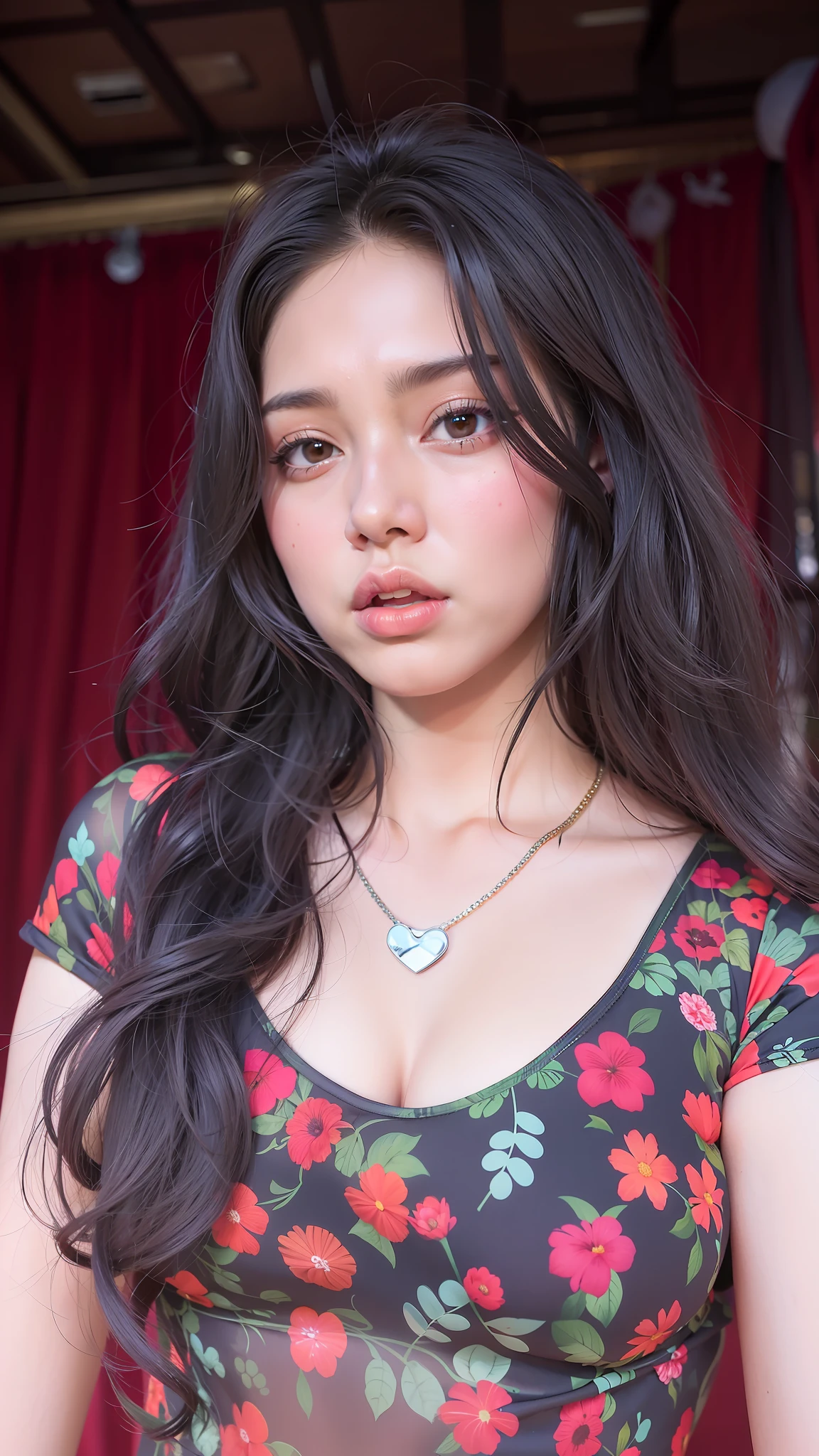 there is a woman with long black hair posing for a picture, 18 years old, 2 2 years old, 21 years old, profile pic, 2 3 years old, cindy avelino, nivanh chanthara, leaked image, 1 6 years old, 1 8 yo, dang my linh, 19-year-old girl, big boobs, sexy , hot , pornstar , hottest , sexy top , 8k .