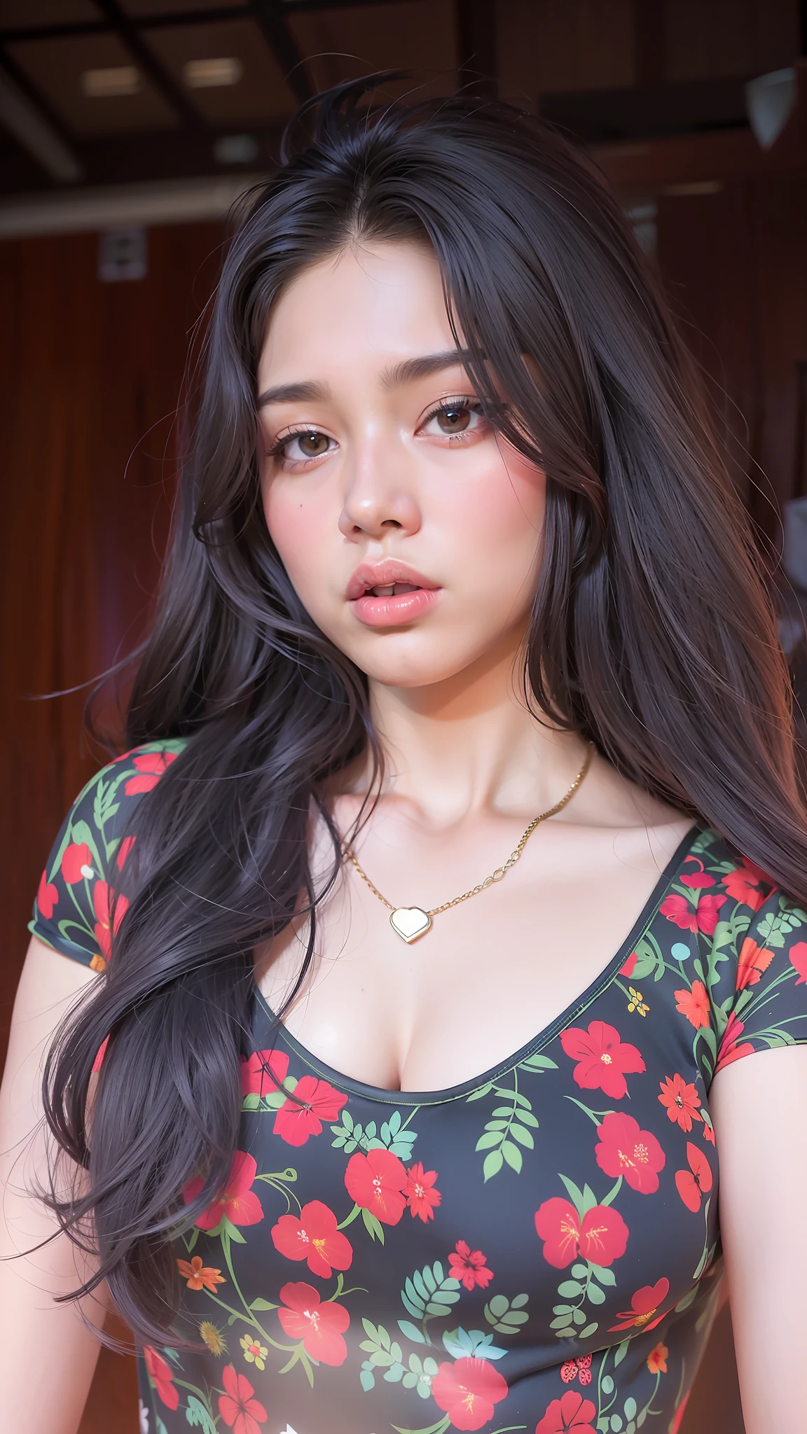 there is a woman with long black hair posing for a picture, 18 years old, 2 , 21 years old, profile pic, 2 3 years oldlino, nivanh chanthara, leaked image, 1 6 years old, 1 8 yo, d, 19-year-old girl, big boobs, sexy , hot , pornstar , hottest , sexy top , 8k .