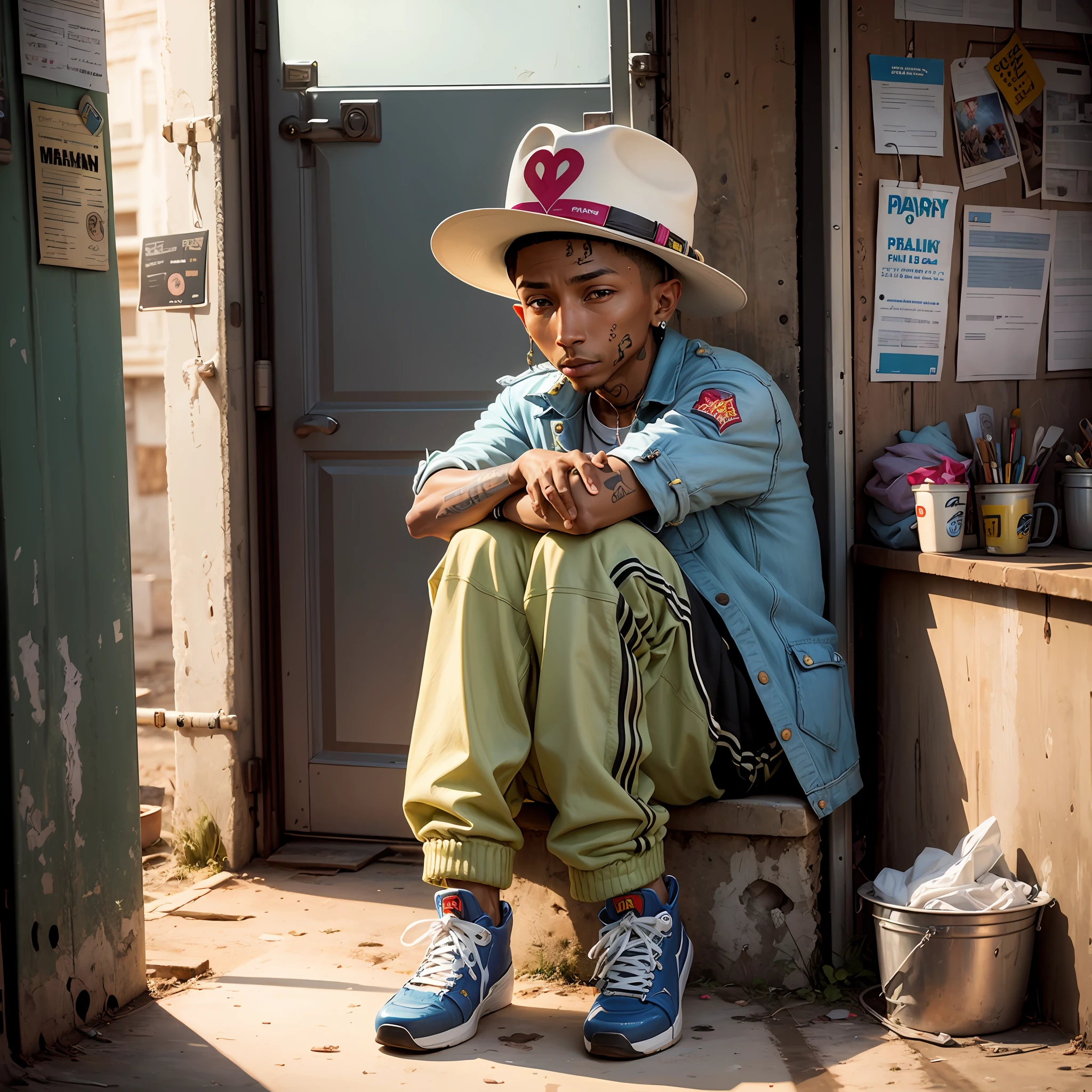 Not Happy Pharrell Williams --auto --s2