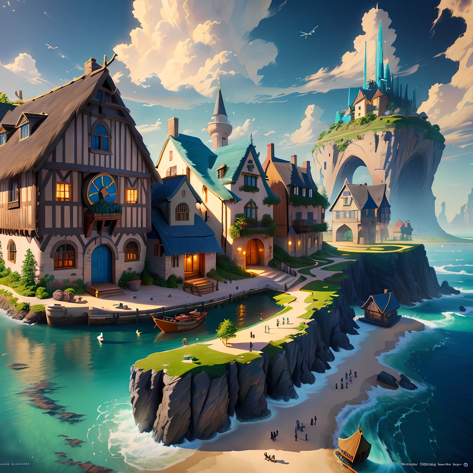 Beautiful harbor style